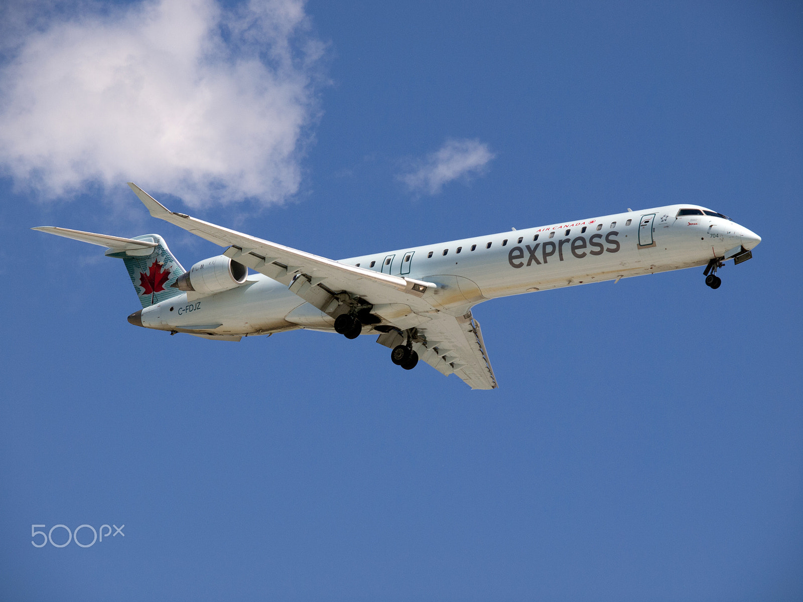 Olympus E-5 sample photo. Air canada express crj-900 photography