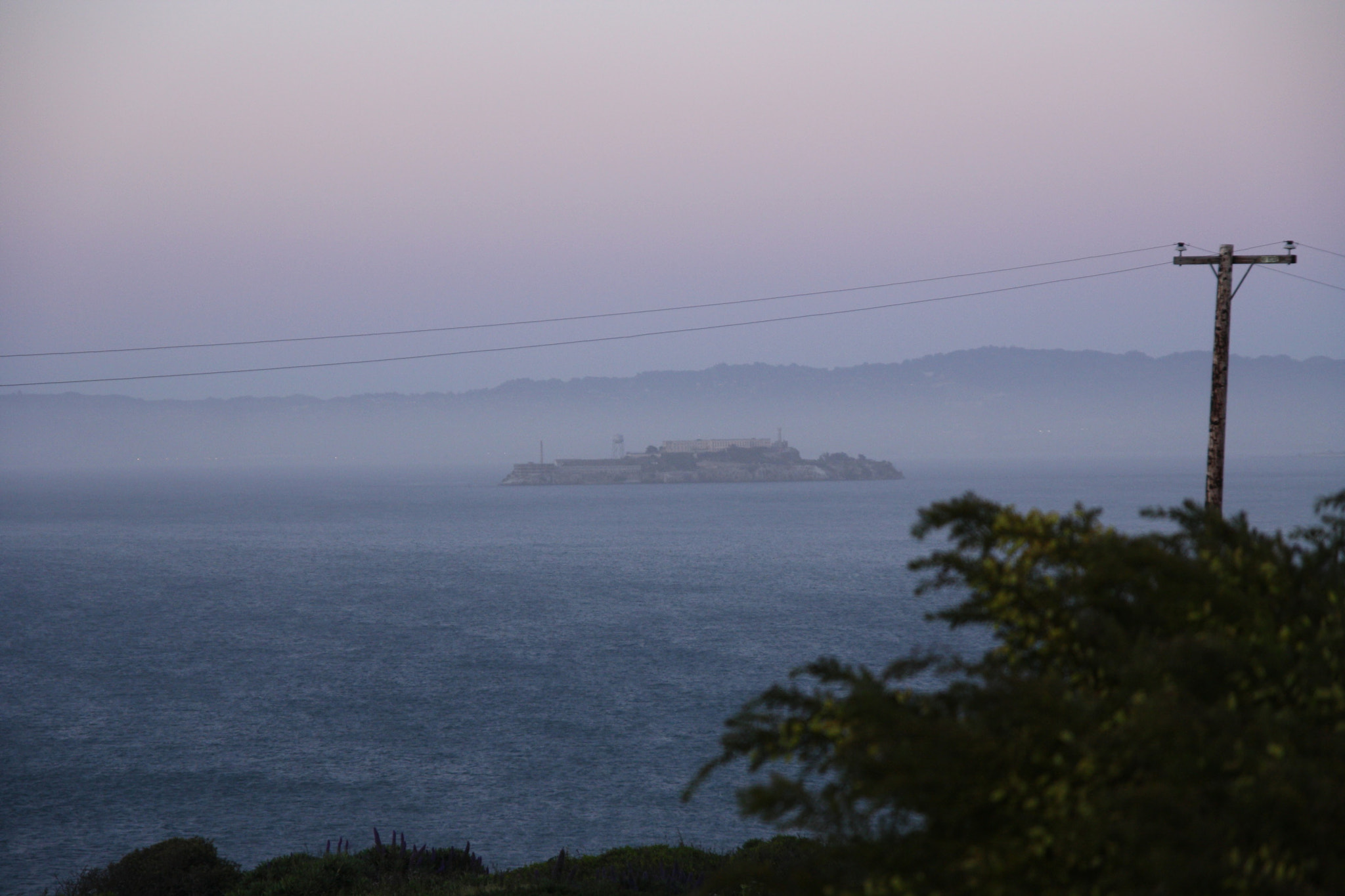 Sigma 17-70mm F2.8-4 DC Macro OS HSM sample photo. Alcatraz in the evening sunlight photography