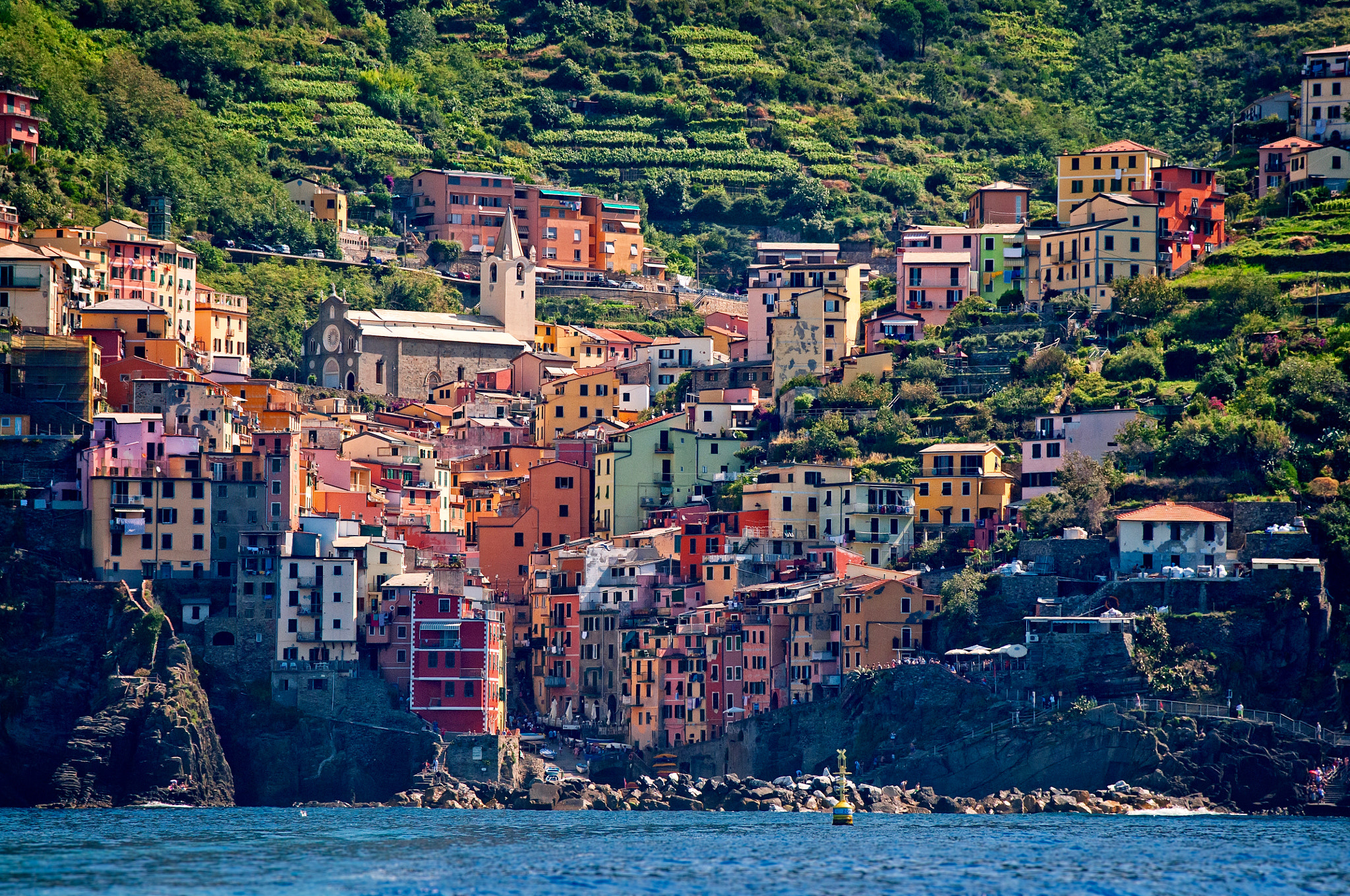 Nikon AF-S Nikkor 24-120mm F4G ED VR sample photo. Riomaggiore, italy photography
