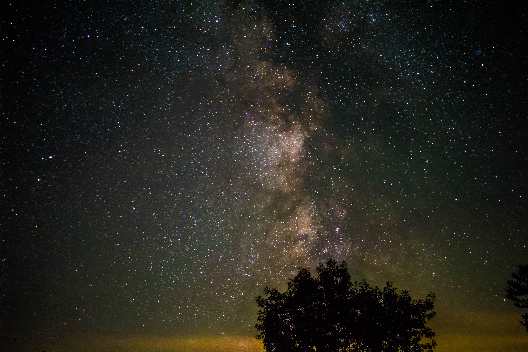Canon EF-S 24mm F2.8 STM sample photo. Milky way - l&a dark sky preserve photography