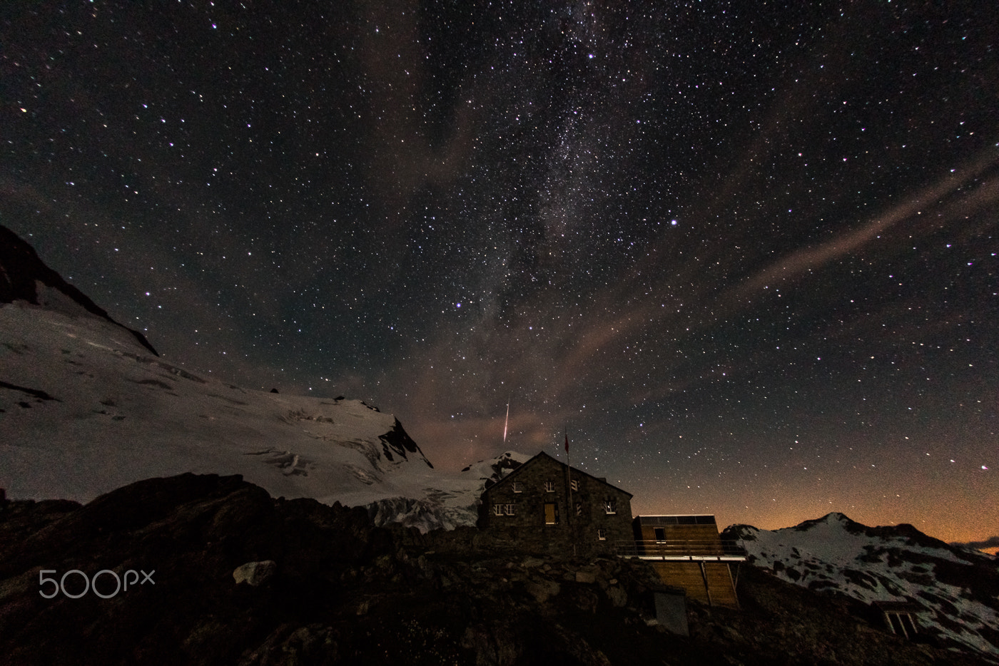 Sony a7R II + Sony 16mm F2.8 Fisheye sample photo. Alpine lodge photography