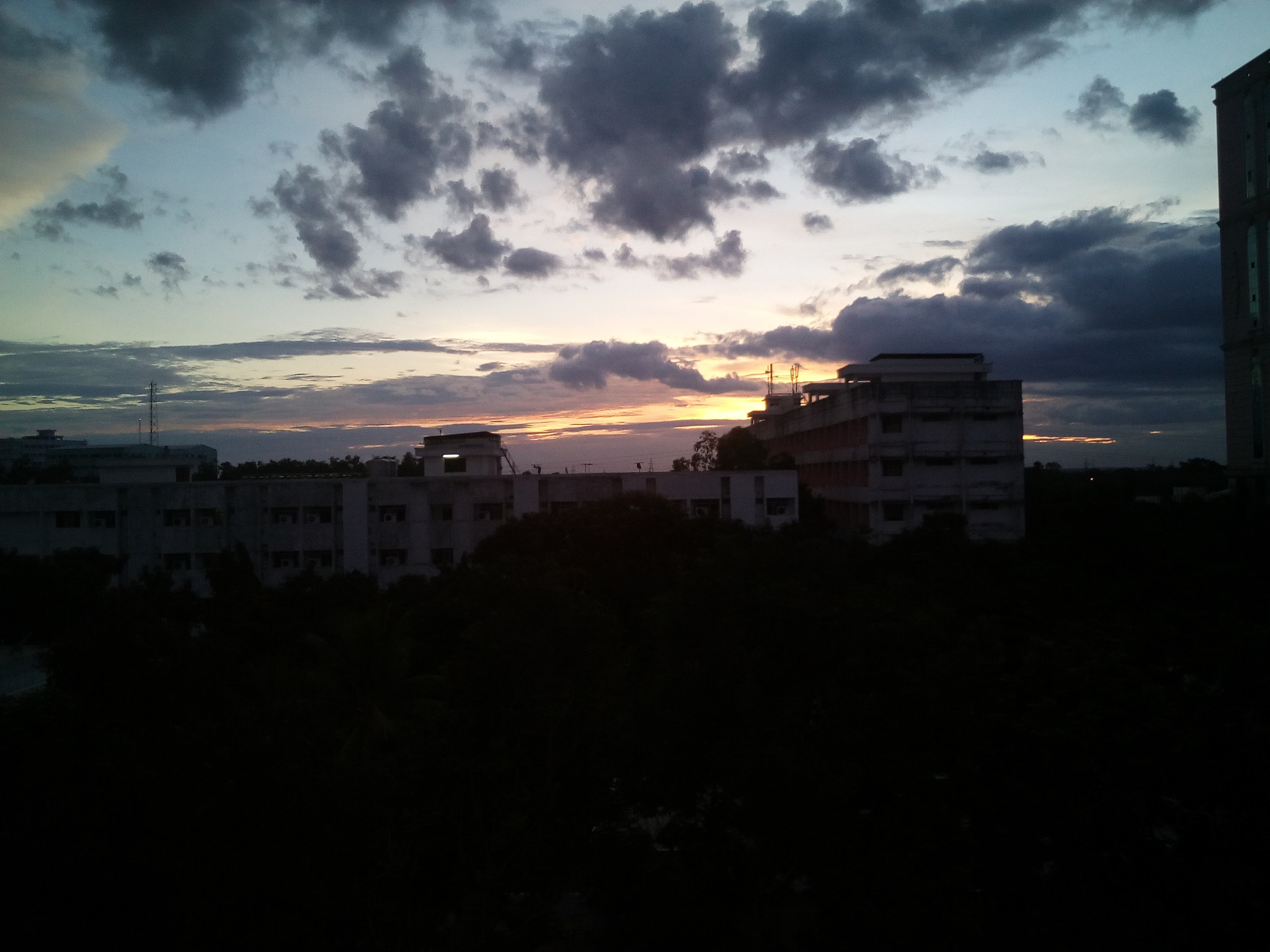 Micromax Canvas A1 sample photo. Sunset  photography
