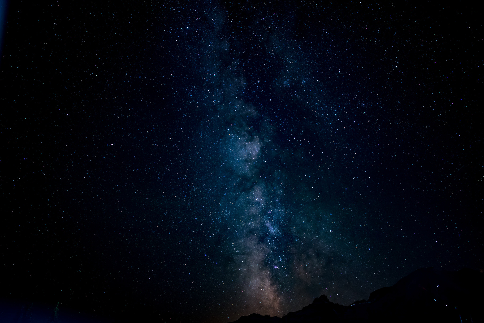 Nikon D750 + Samyang 12mm F2.8 ED AS NCS Fisheye sample photo. Milkyway over rainier photography