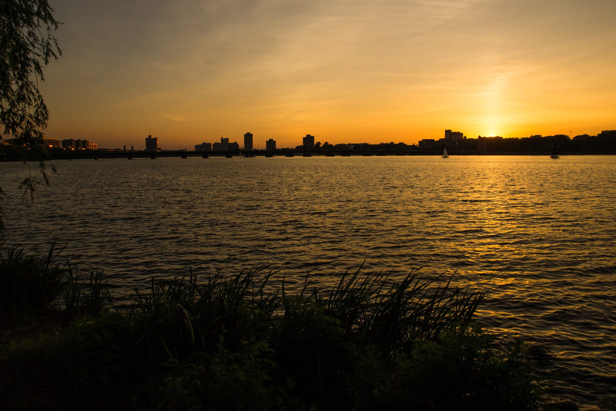 Sony SLT-A77 sample photo. Boston sunset photography