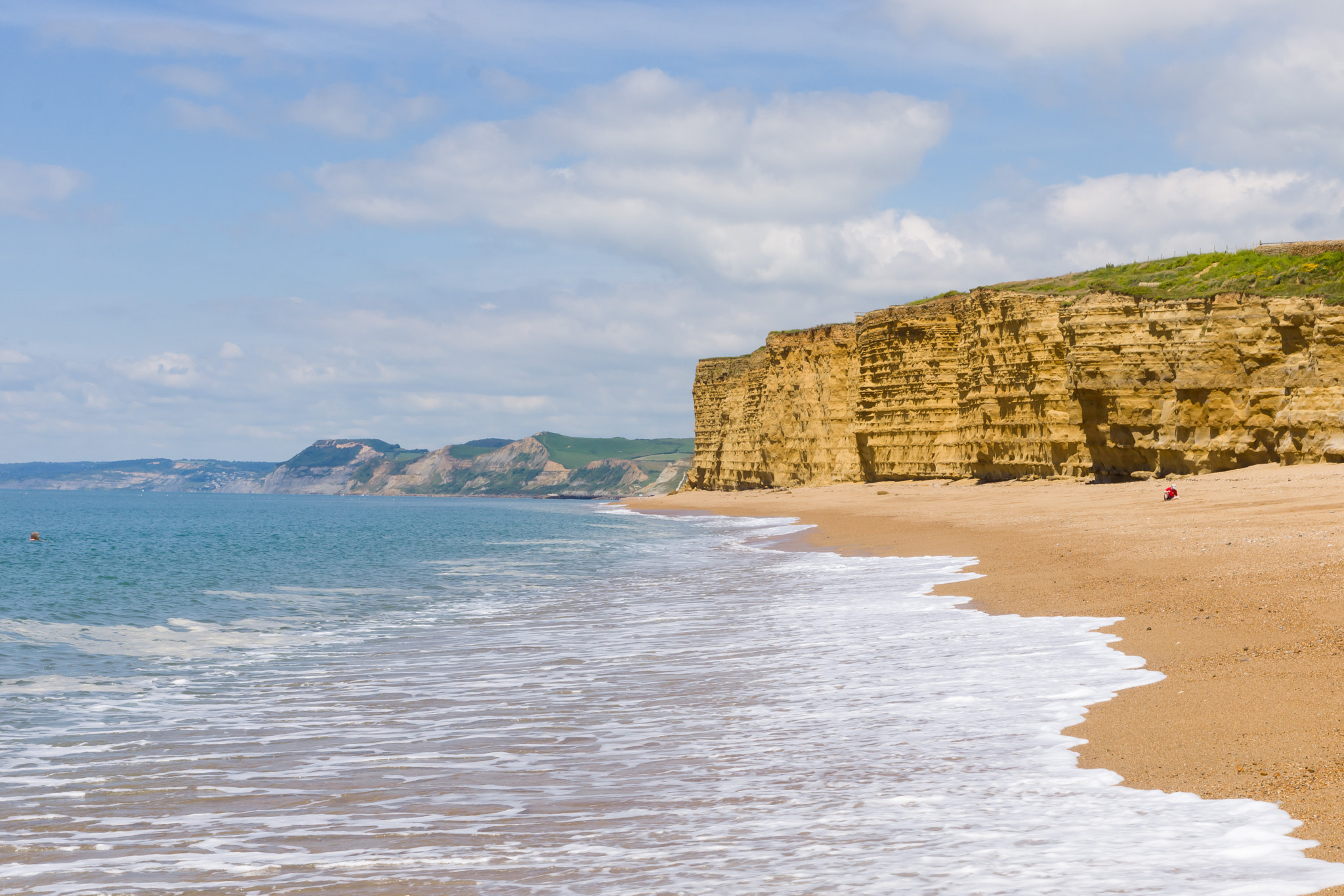 Tamron SP 24-70mm F2.8 Di VC USD sample photo. Burton bradstock beach photography
