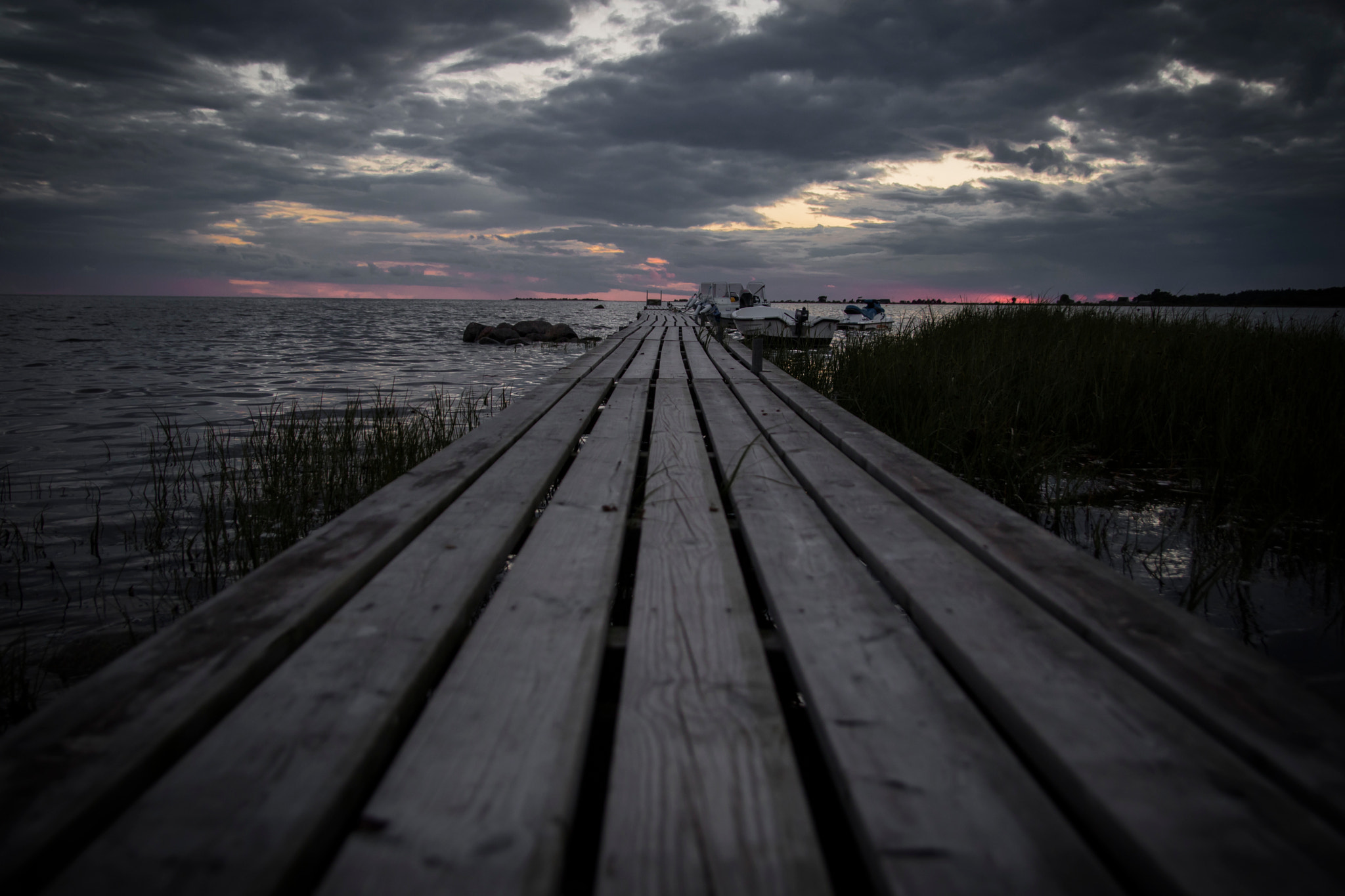 Canon EOS M3 sample photo. Gotland - klintehamn - wooden pier photography