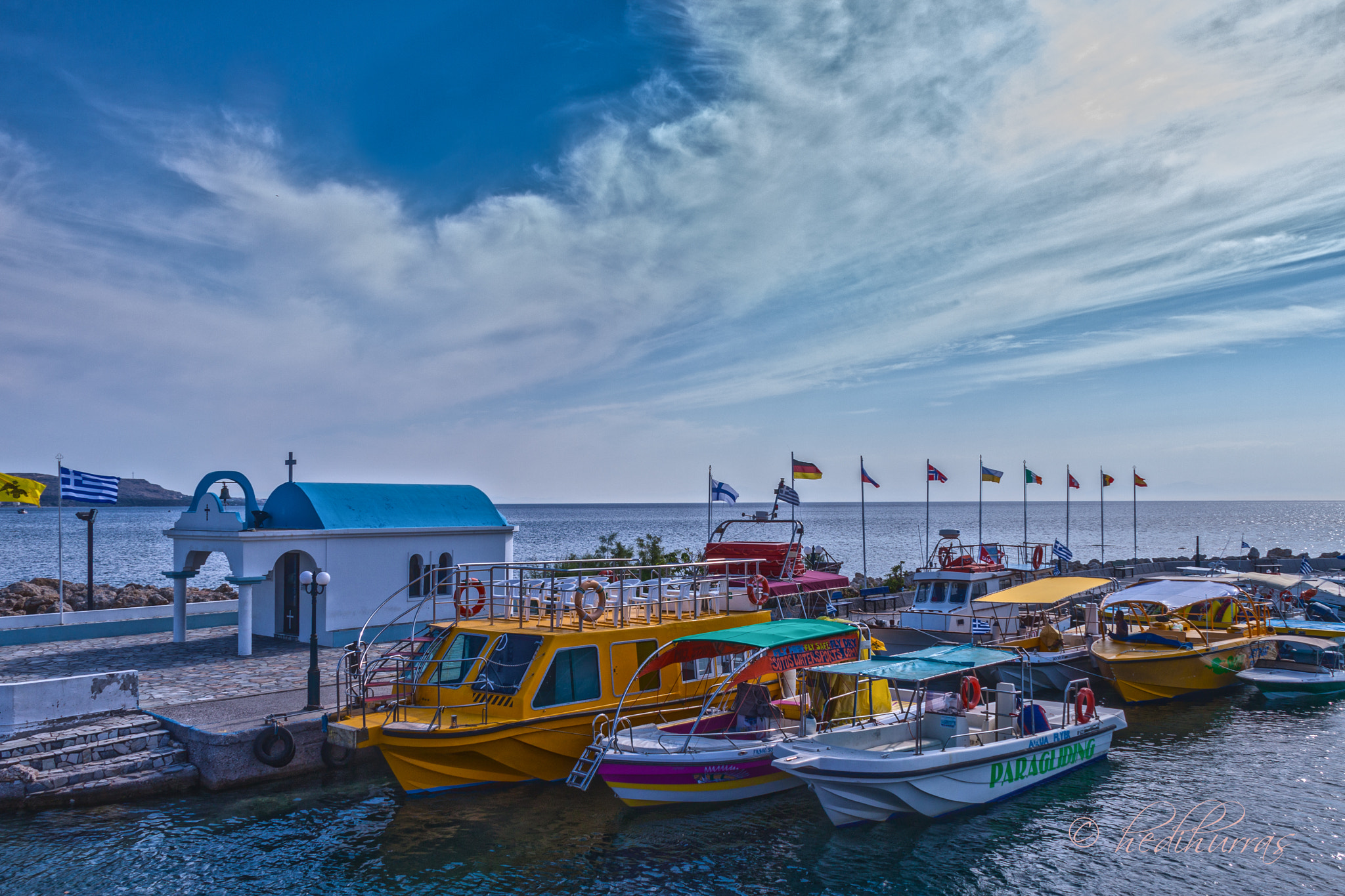 Canon EOS 500D (EOS Rebel T1i / EOS Kiss X3) sample photo. Rhodes, faliraki - in the fishing port photography