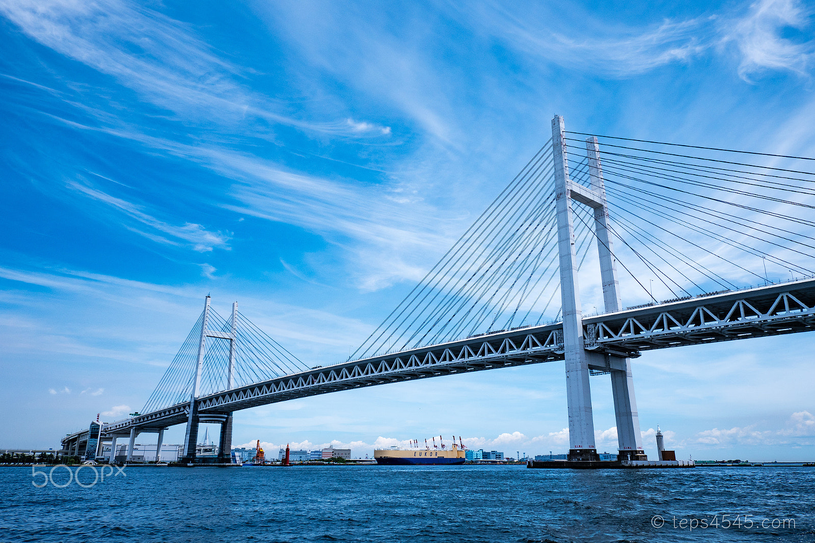 Panasonic Lumix DMC-GX8 + Panasonic Lumix G Vario 7-14mm F4 ASPH sample photo. Yokohama bay bridge / yokohama, japan photography