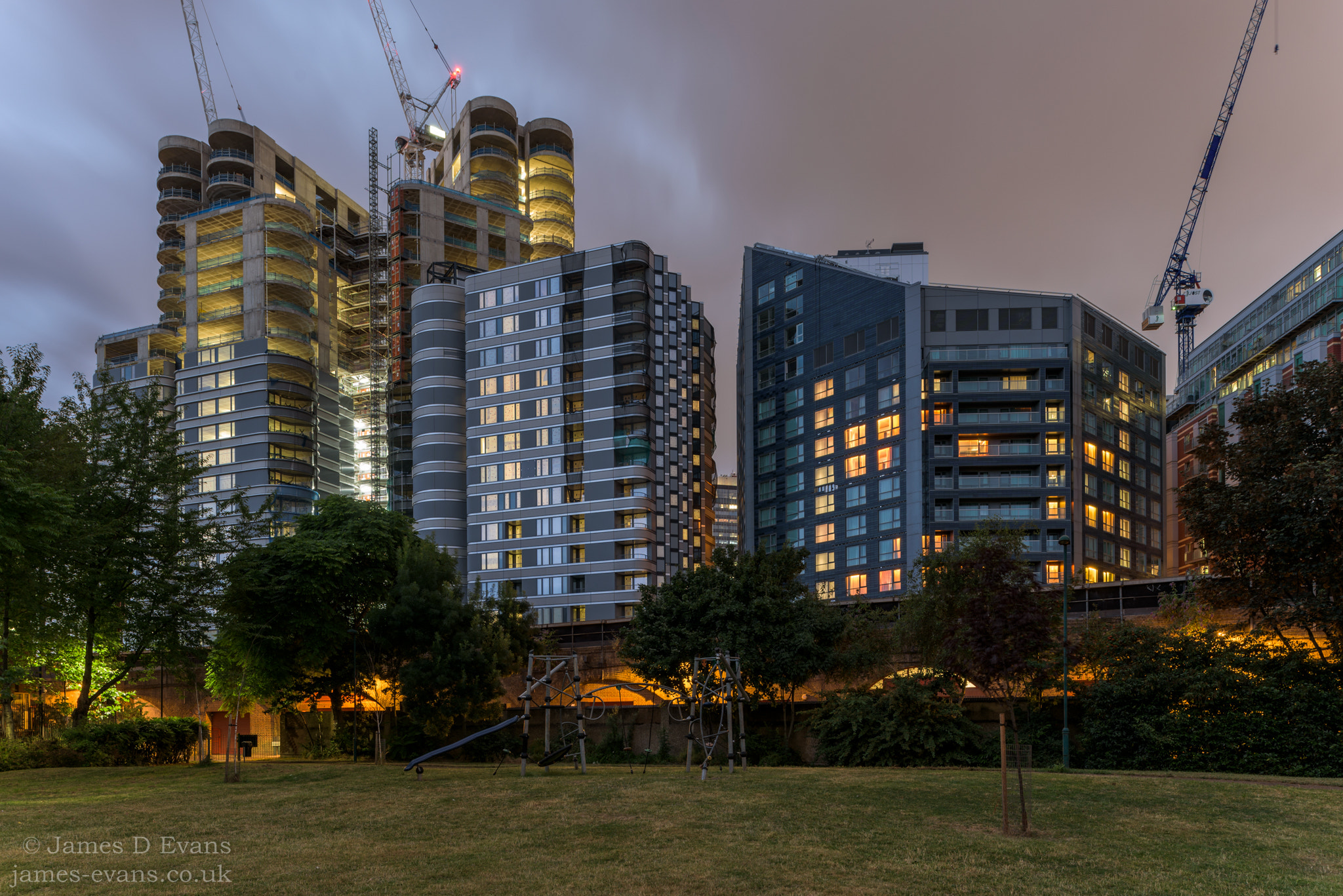 Nikon D750 + Nikon PC-E Nikkor 24mm F3.5D ED Tilt-Shift sample photo. Albert embankment developments photography