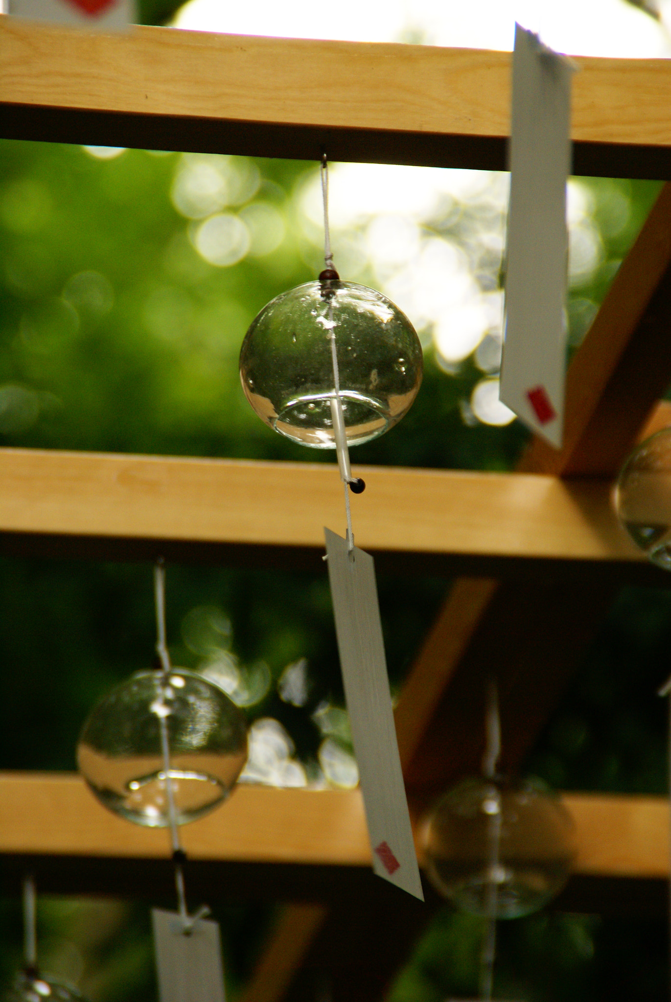 Sony Alpha DSLR-A100 sample photo. Wind bell photography