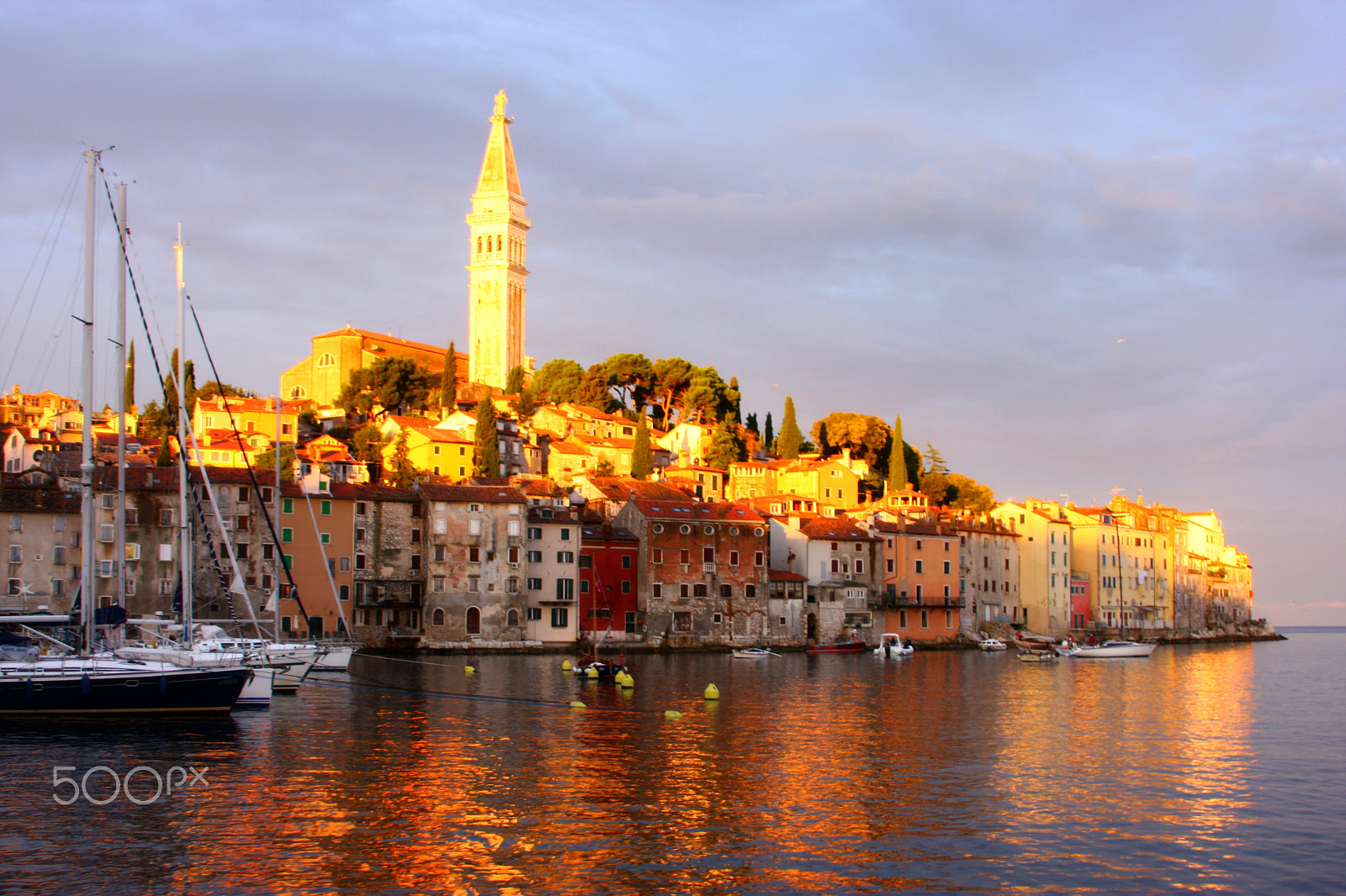 Canon EF 28-300mm F3.5-5.6L IS USM sample photo. Rovinj in the morning photography