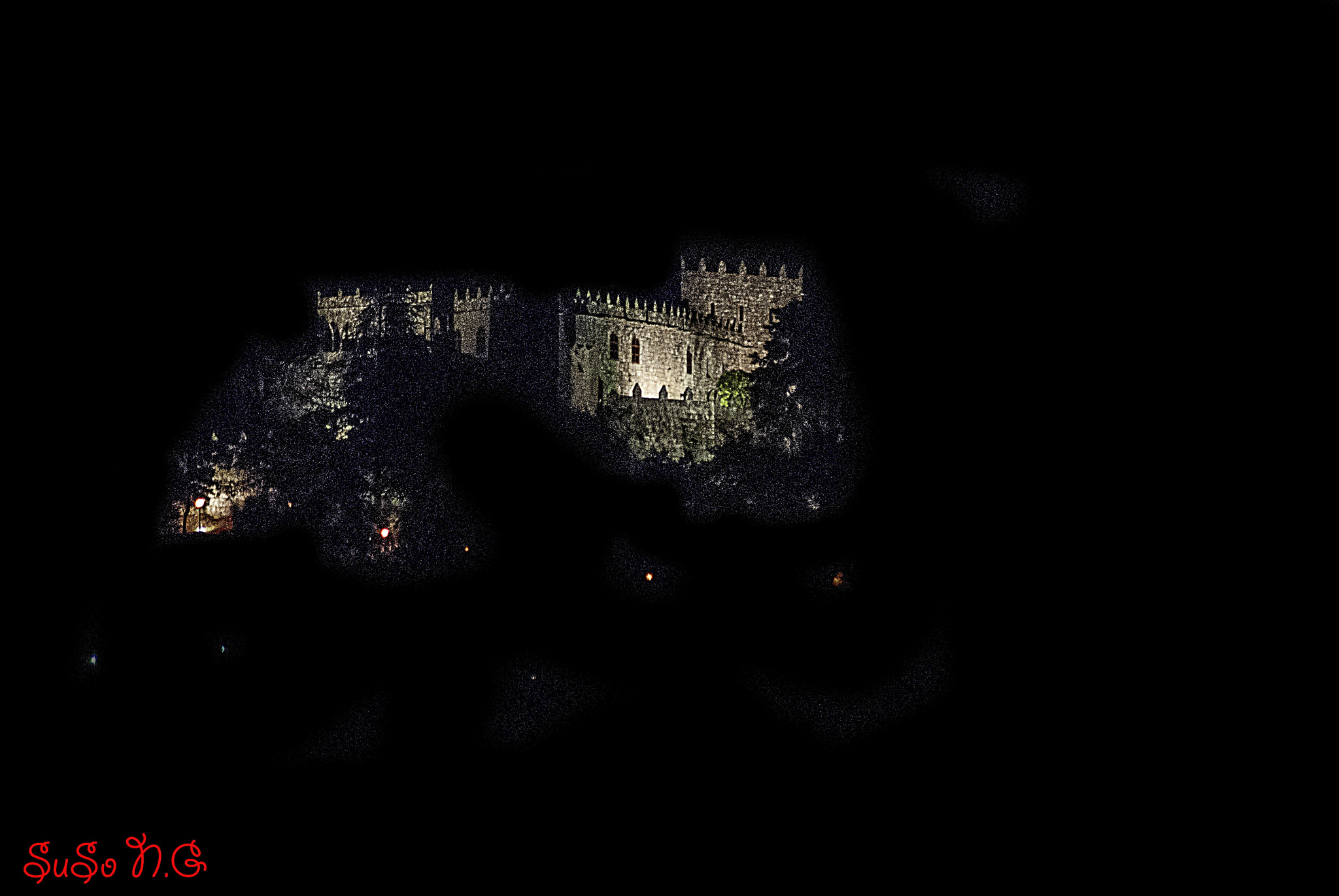 Nikon D3000 sample photo. Castillo de soutomaior photography