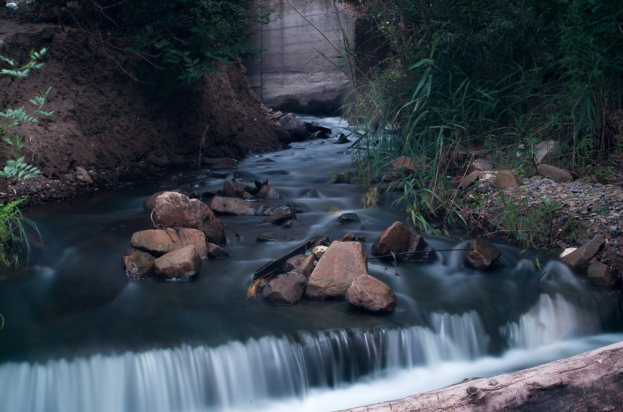 Pentax K-30 sample photo. Long exposure river photography