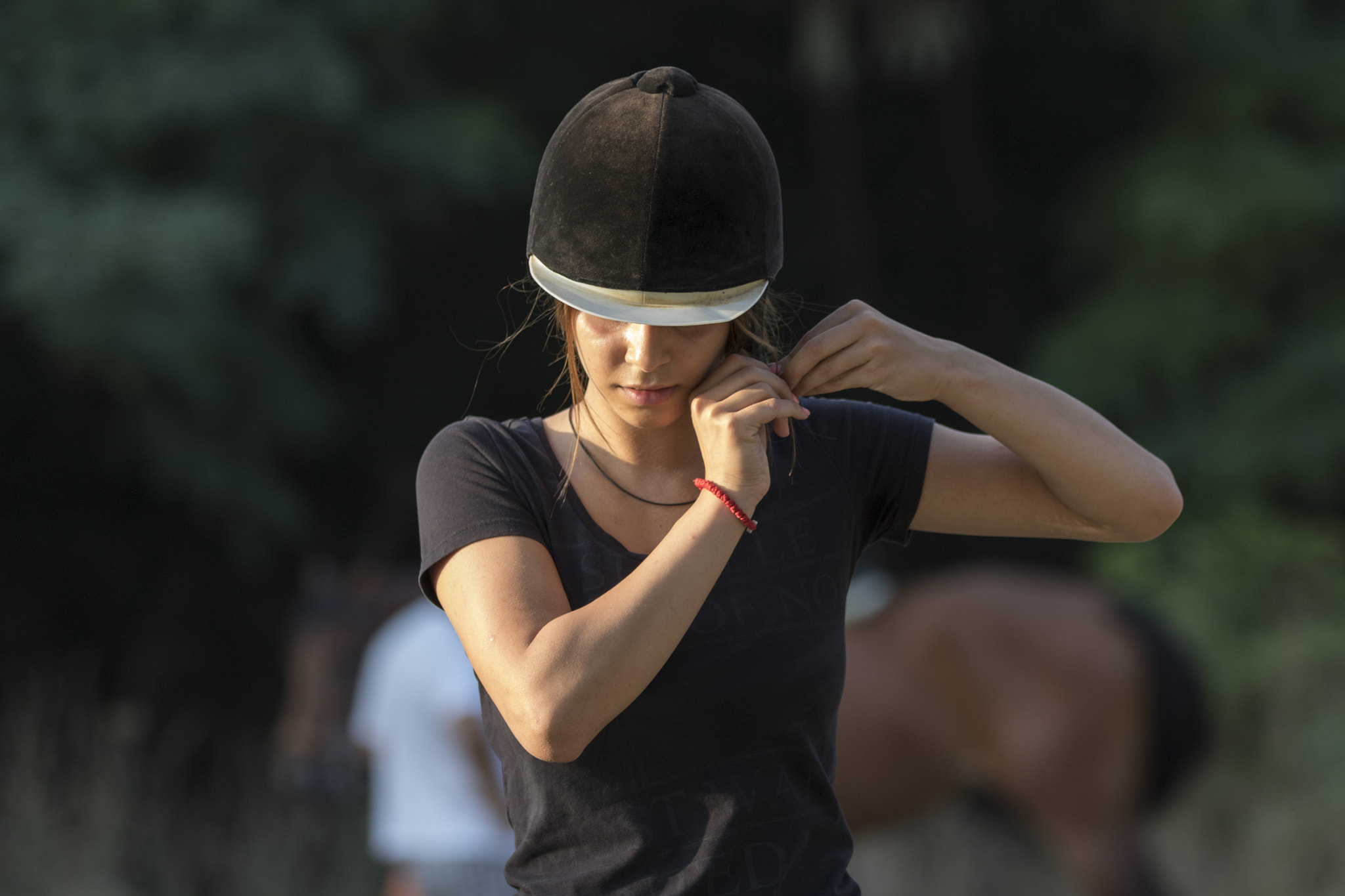 Canon EOS 750D (EOS Rebel T6i / EOS Kiss X8i) sample photo. Horse riding photography