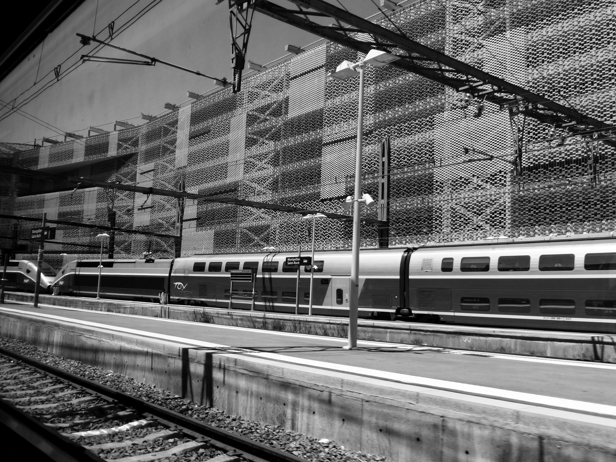 Panasonic DMC-TZ36 sample photo. Train station montpellier saint-roch photography