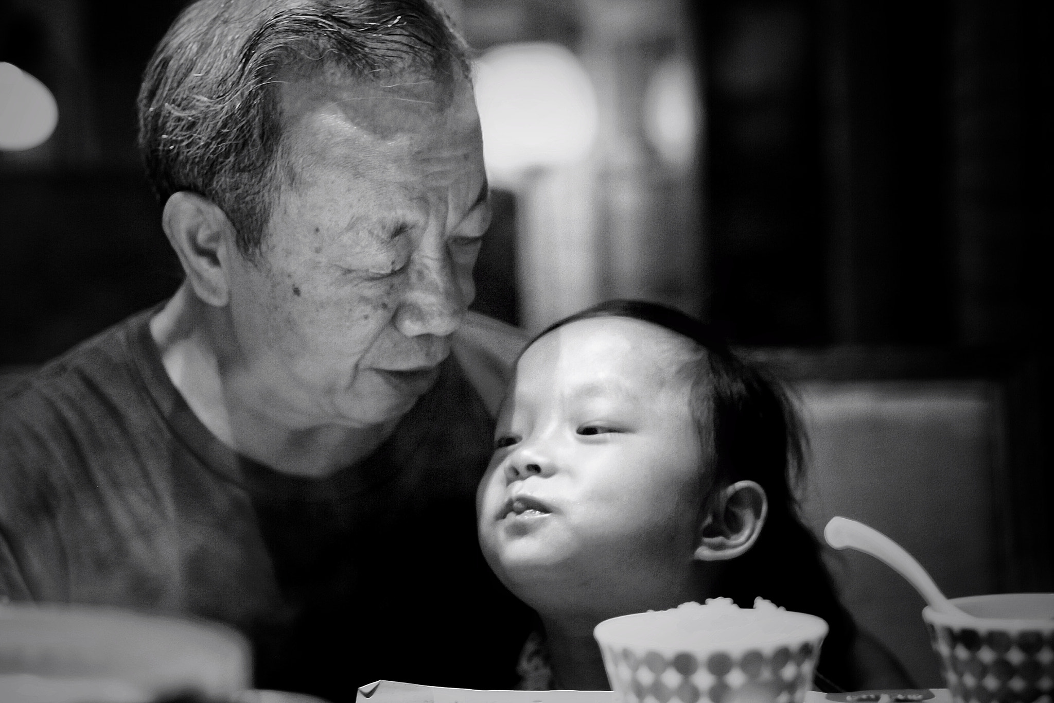 Canon EF 50mm F1.4 USM sample photo. Grandson and grandpa photography