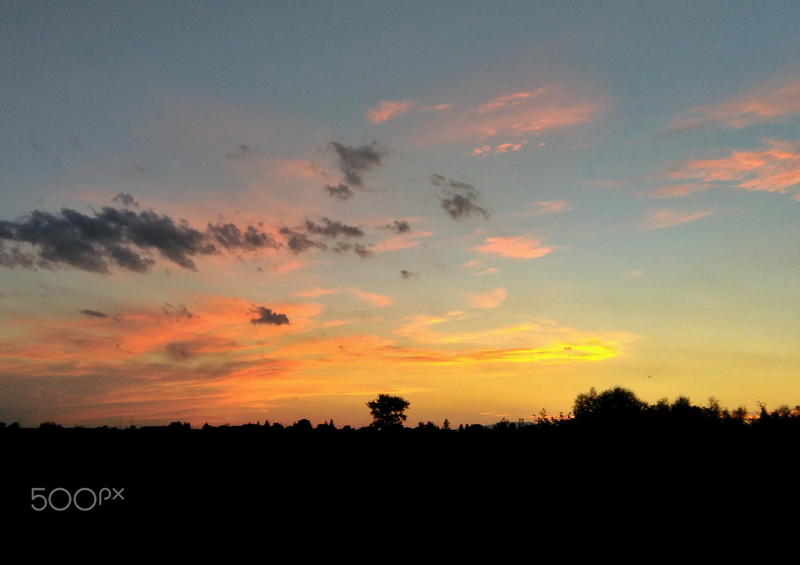 HUAWEI G620S-L01 sample photo. Sunset in mezőtárkány photography