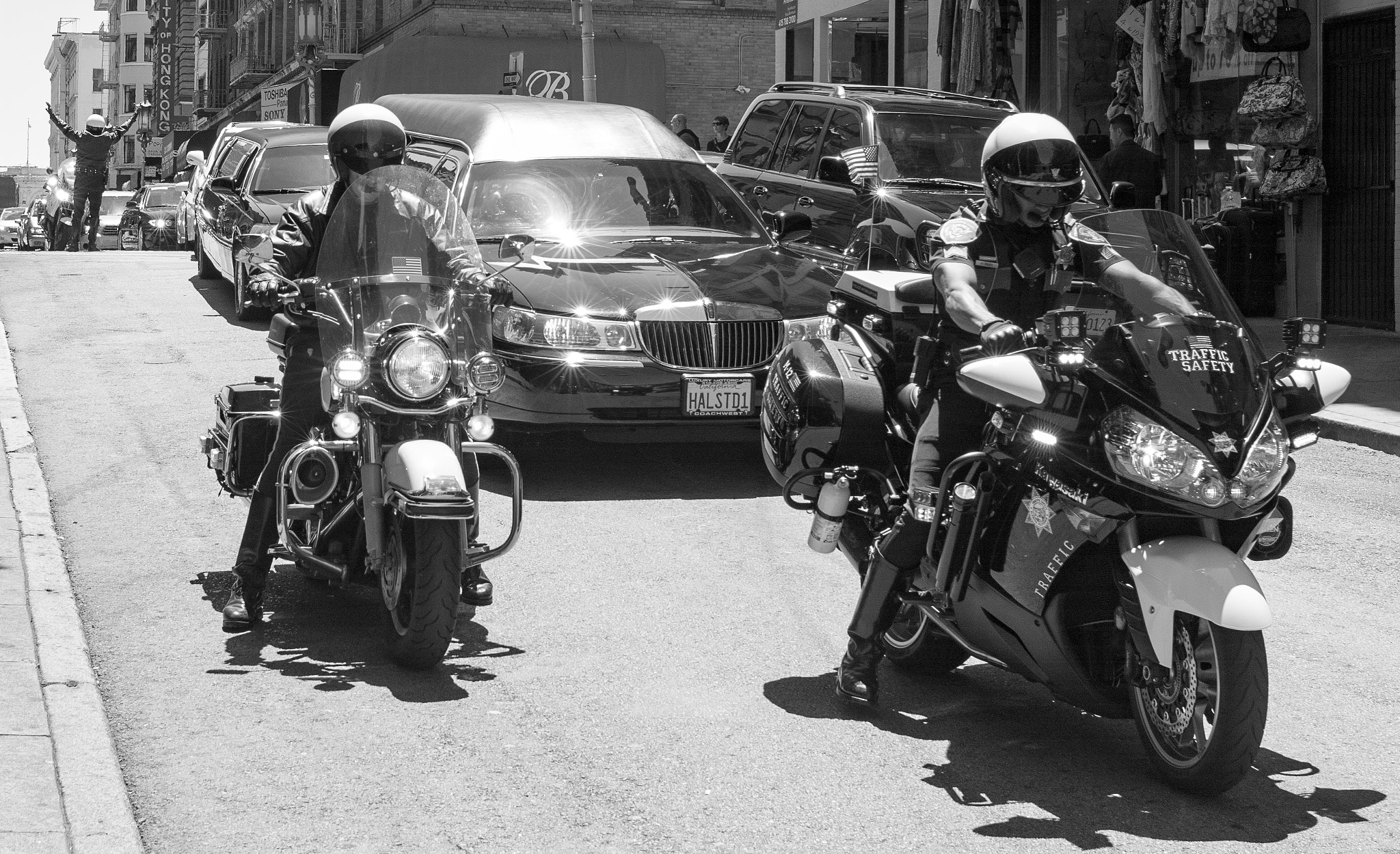 Leica M-Monochrom sample photo. Funeral procession through chinatown photography