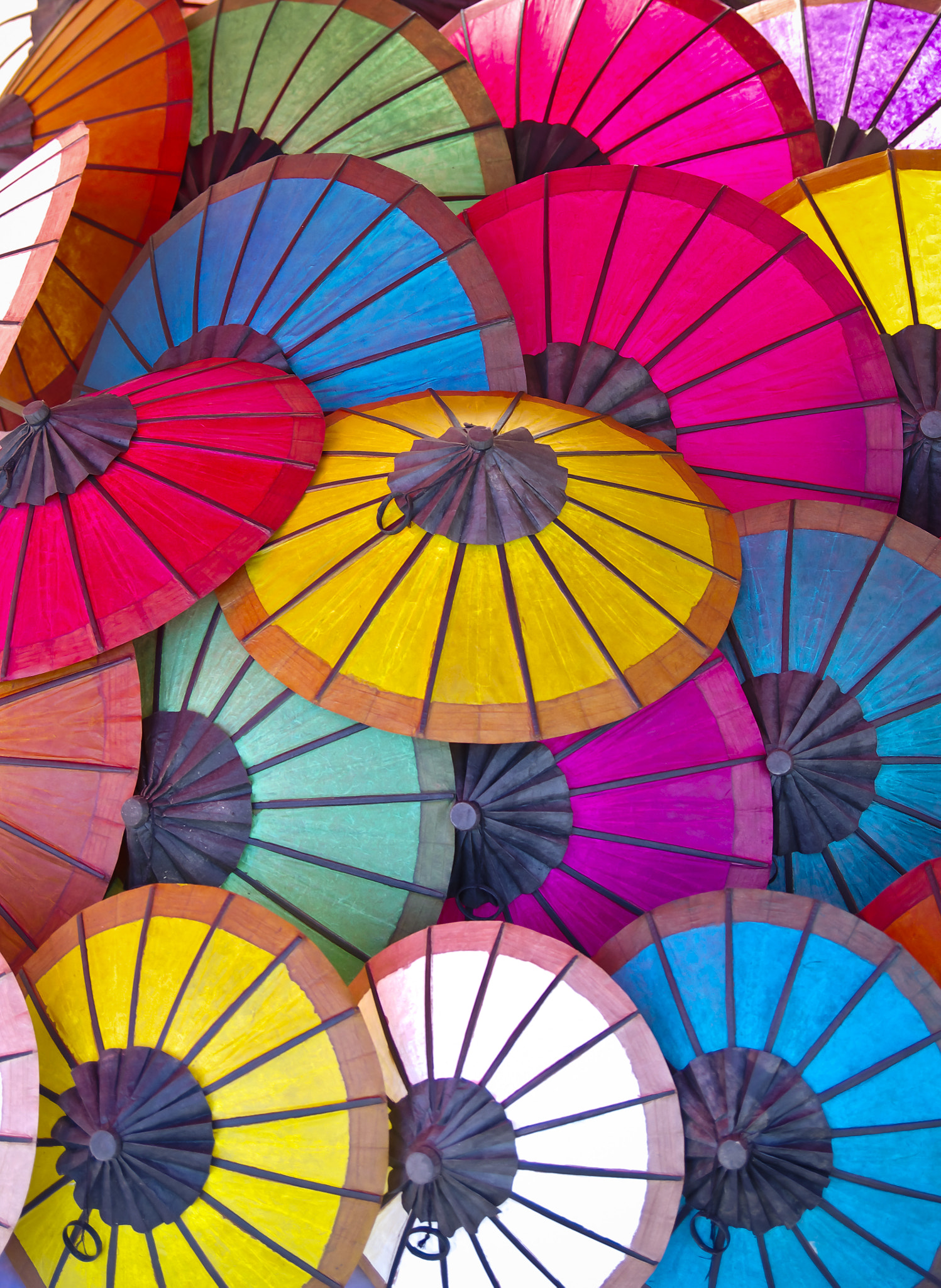Pentax K-5 IIs sample photo. Umbrellas all colors photography