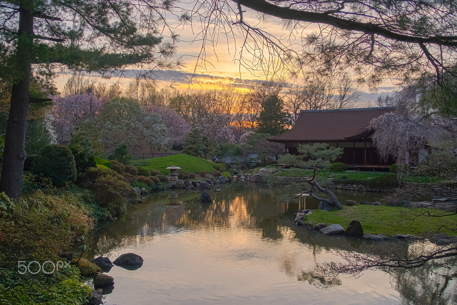 Olympus OM-D E-M10 sample photo. Shofuso japanese tea house and garden photography