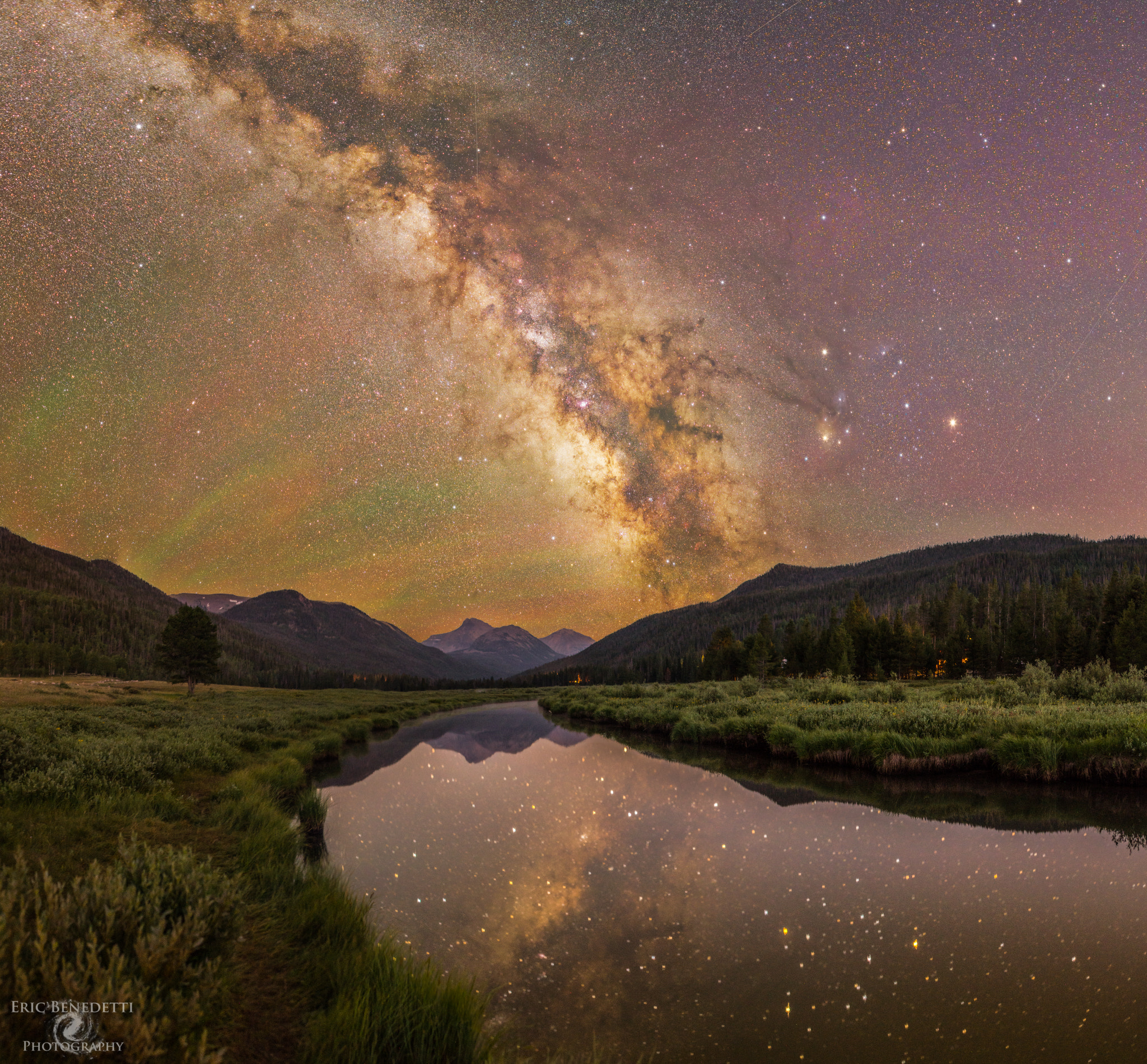 Samyang 12mm F2.8 ED AS NCS Fisheye sample photo. Christmas meadows milky way photography