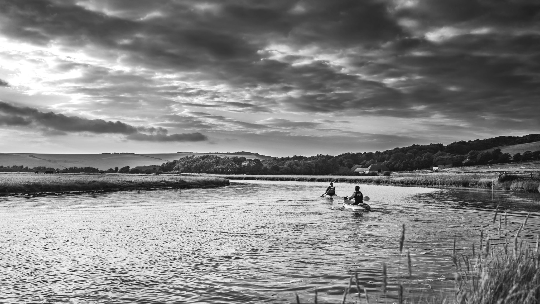 Sony a7R + Sony 70-400mm F4-5.6 G SSM sample photo. Flowing down the river photography