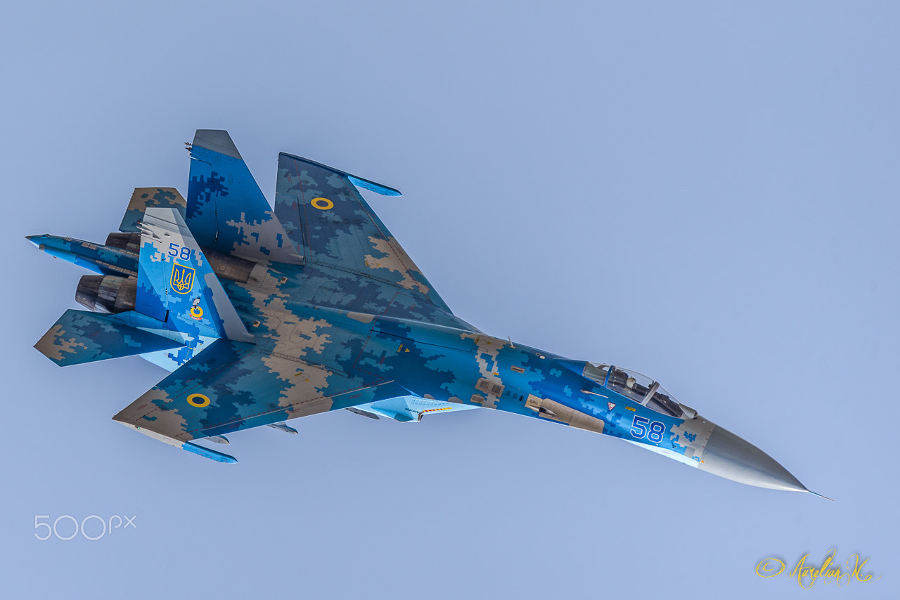 Nikon D600 sample photo. Su-27 flanker photography