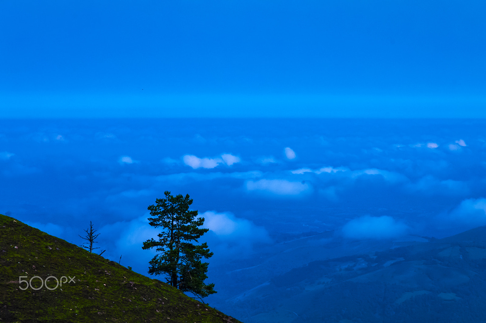 Pentax K-7 sample photo. Alone above the clouds photography