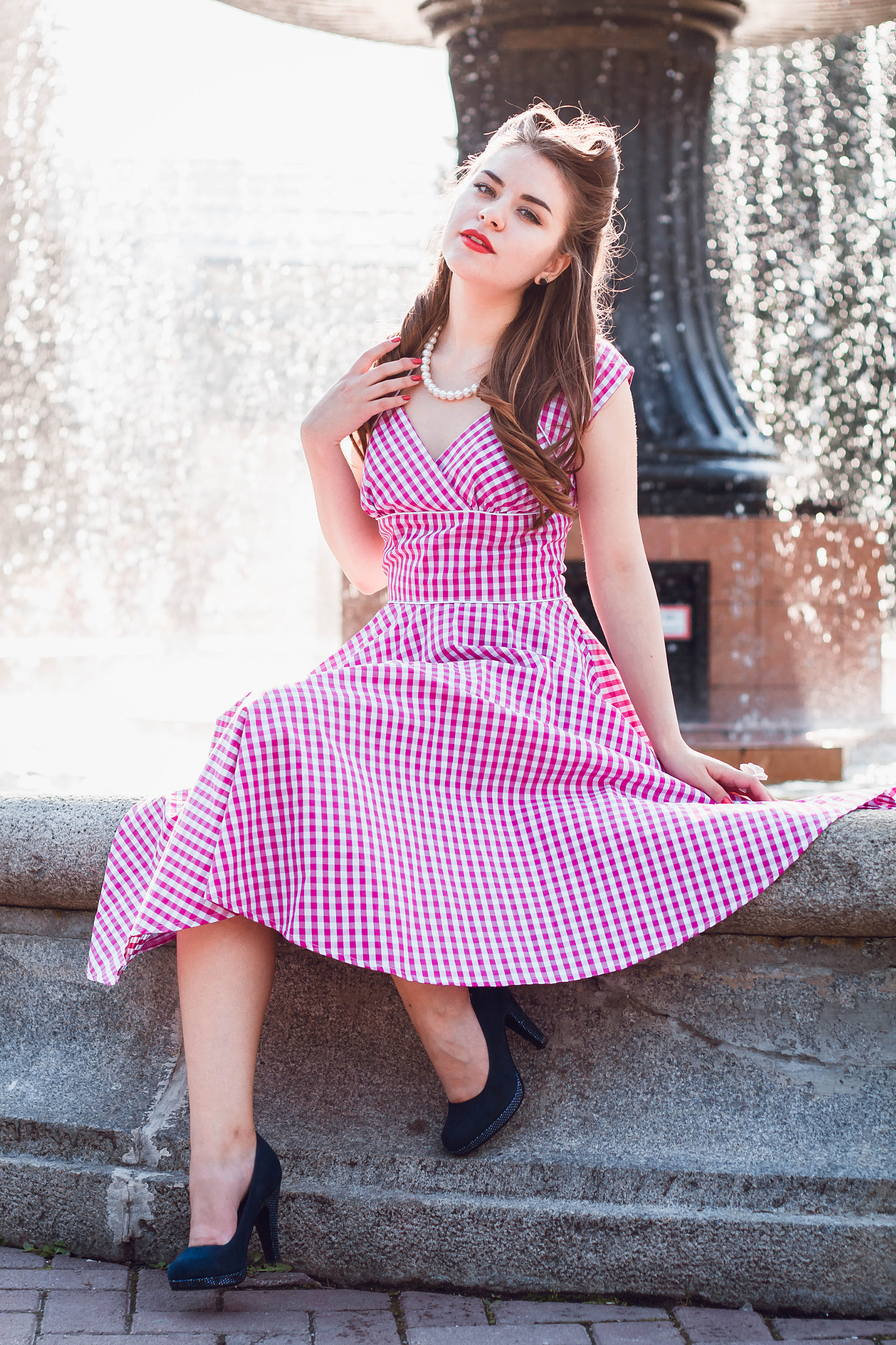 Canon EOS 7D + Canon EF 50mm F1.8 II sample photo. Pin up with lina photography