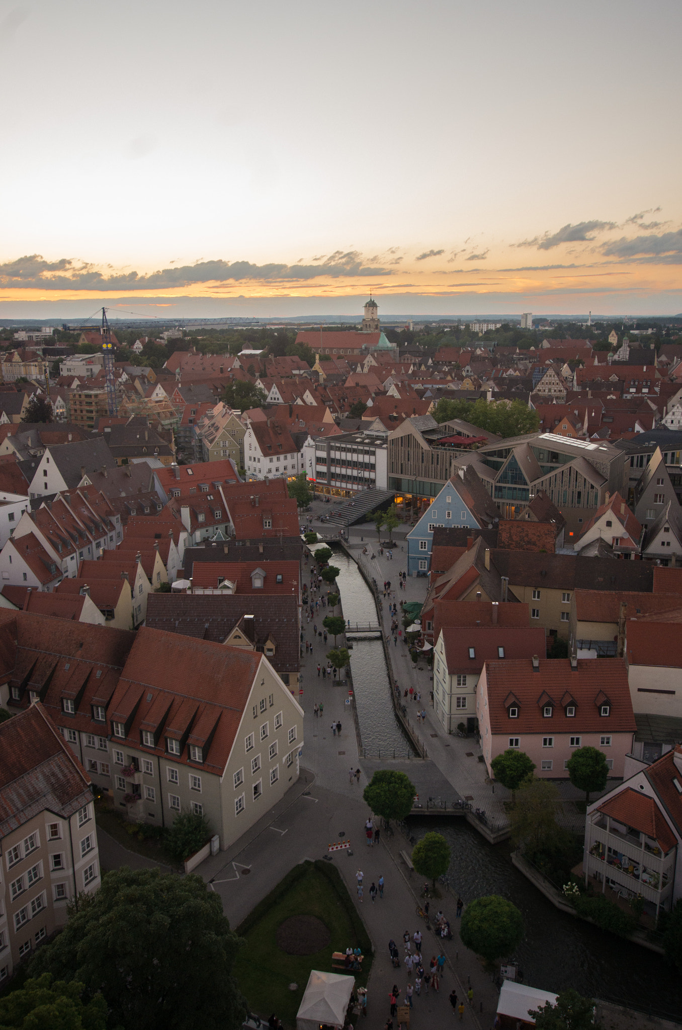 Sigma 10-20mm F3.5 EX DC HSM sample photo. Aerial view of memmingen photography