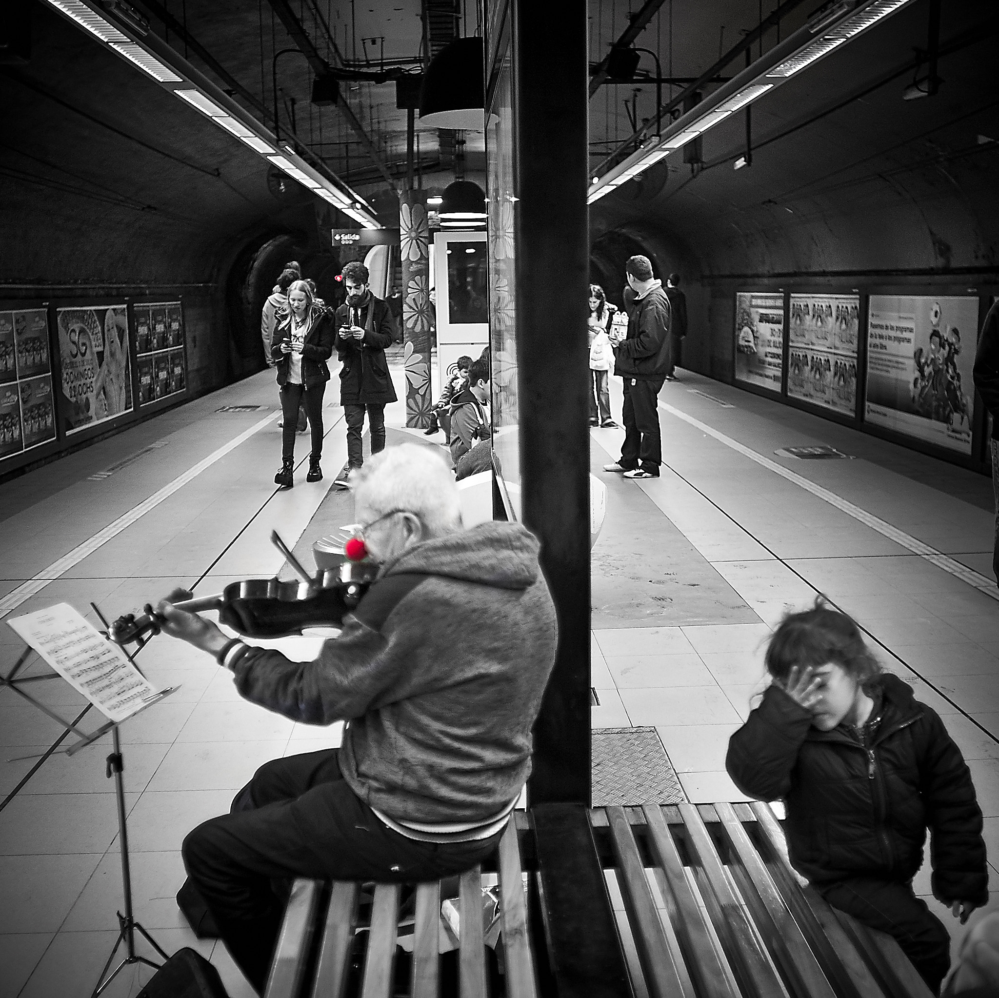Metabones 24/1.4 sample photo. Subway situation #1 photography