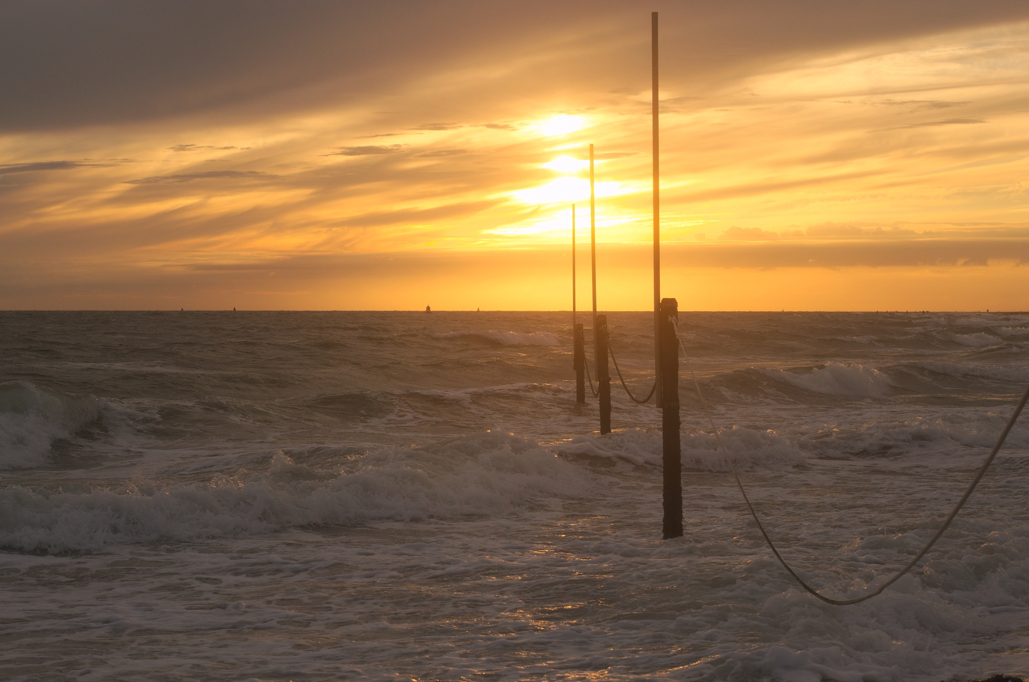 Nikon D3100 + Sigma 50mm F1.4 EX DG HSM sample photo. Sunset @ vlissingen, netherlands. photography