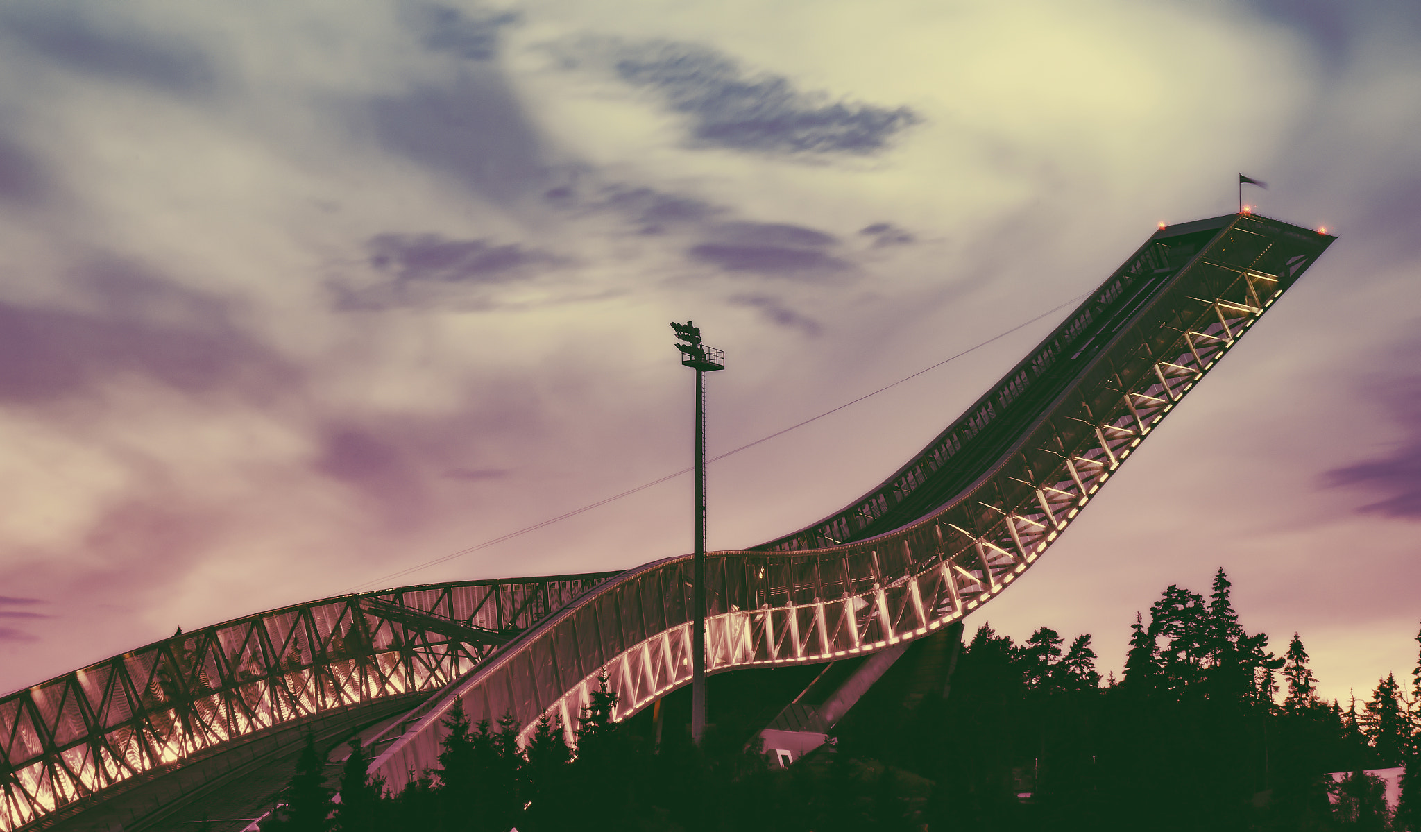 Sony Alpha a3000 sample photo. Holmenkollen photography