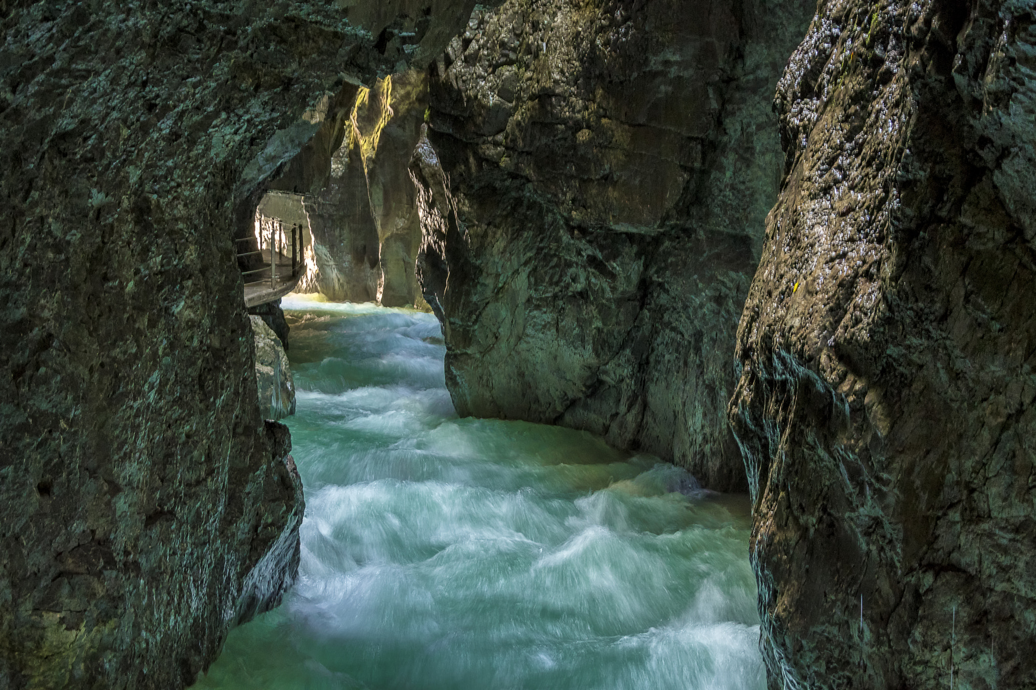 Nikon D500 sample photo. Partnachklamm - view one photography