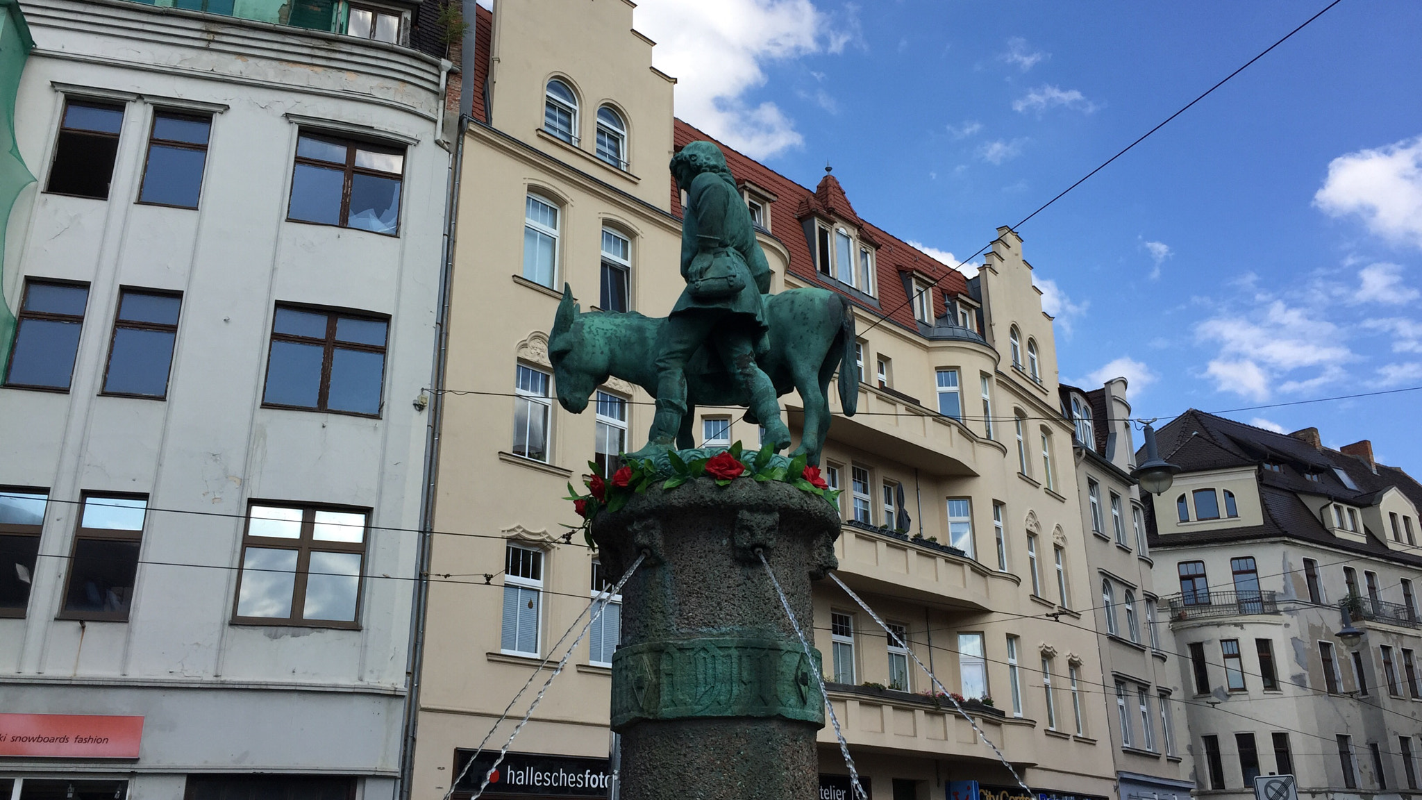 Apple iPhone7,1 sample photo. Der eselbrunnen in halle a.d.saale (germany) photography