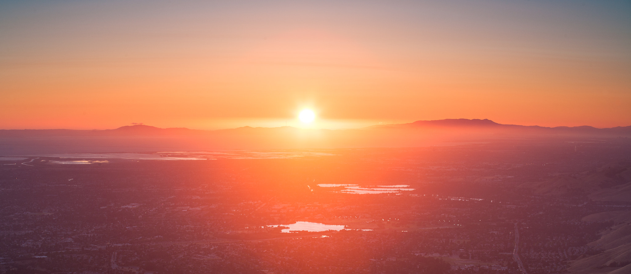 Canon EOS-1Ds Mark II sample photo. Another sunset at mission peak fremont photography