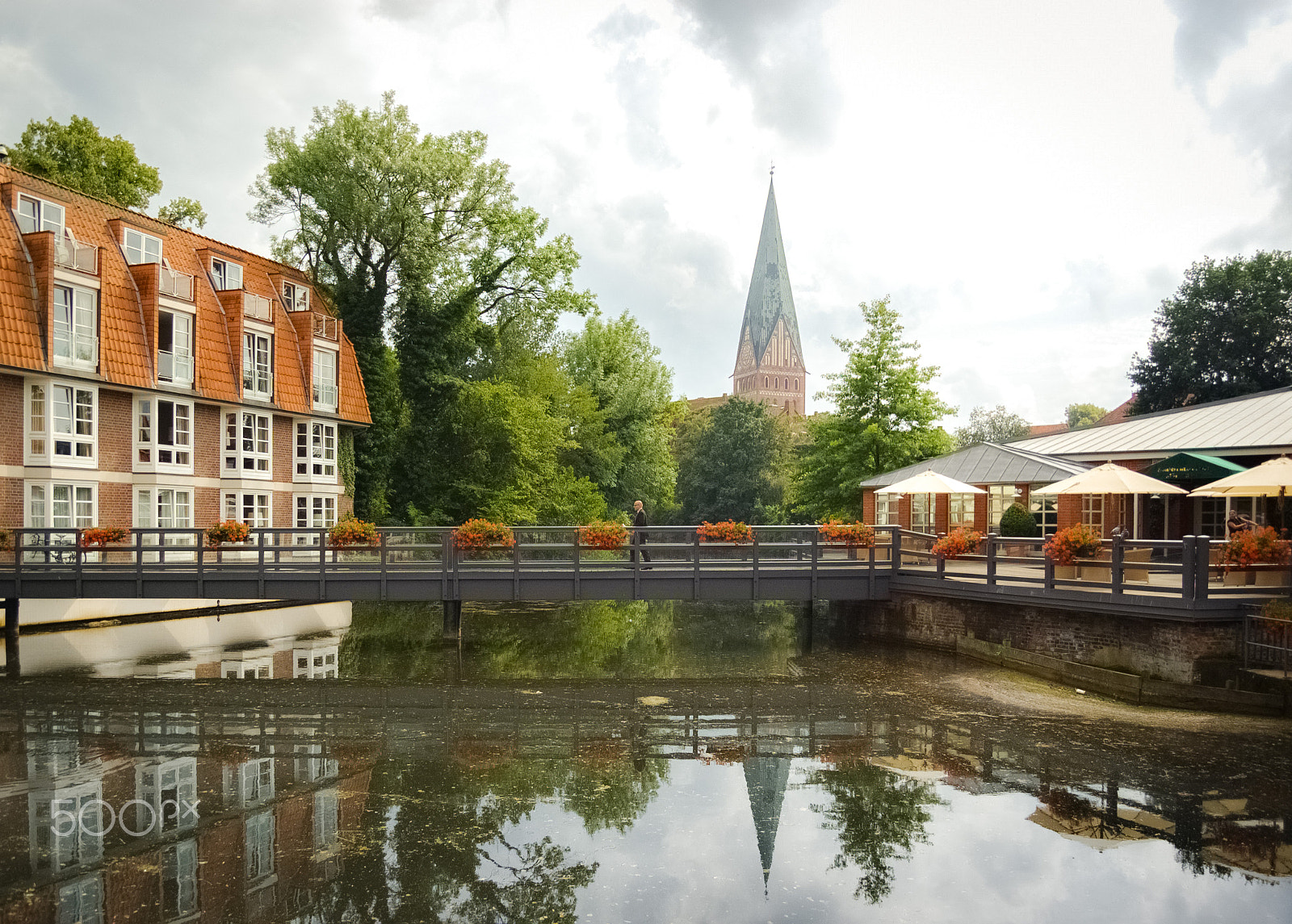 Nikon D40 sample photo. Lüneburg reflections photography