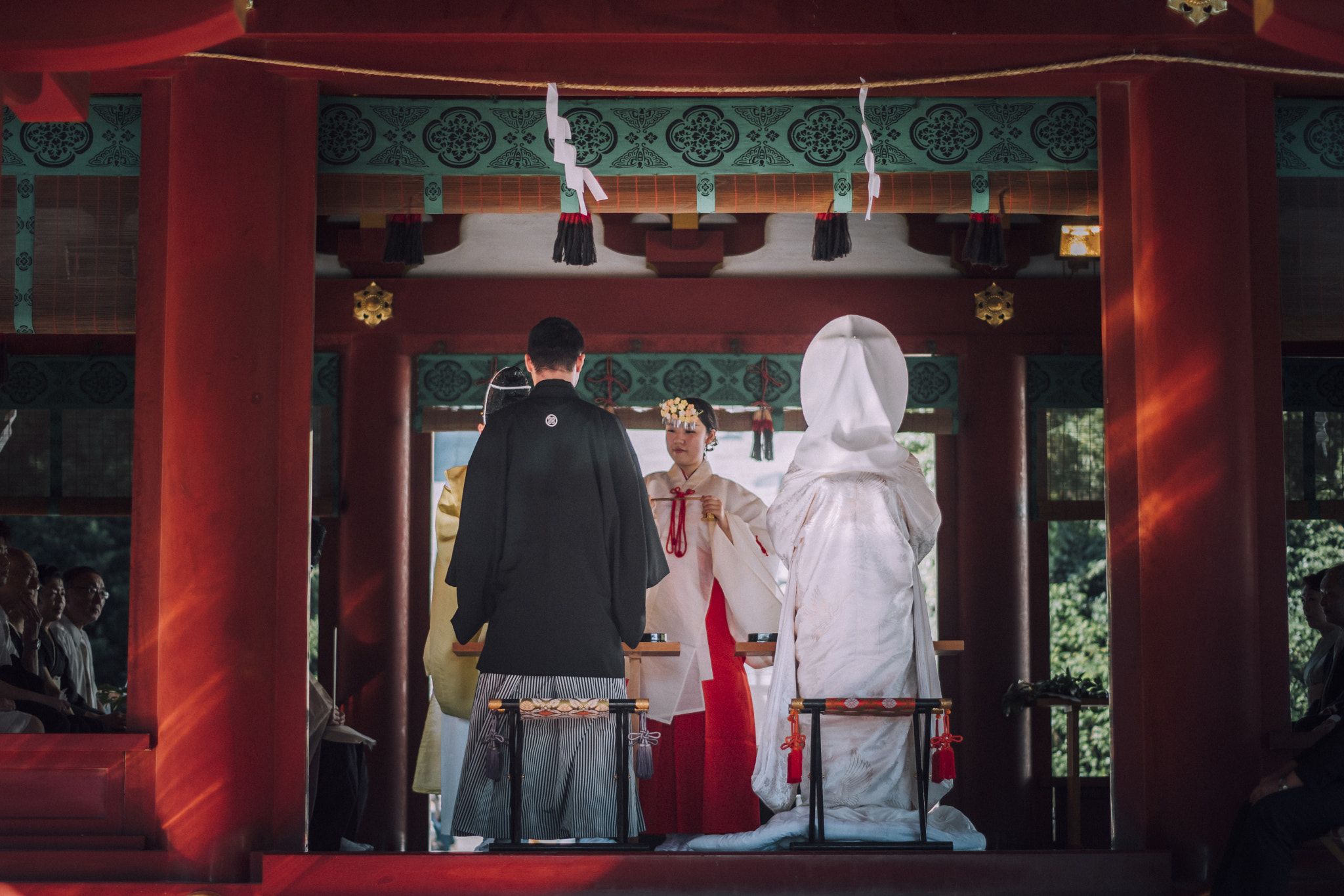 Pentax K-S1 + Pentax smc DA 50mm F1.8 sample photo. Japanese wedding ceremony photography