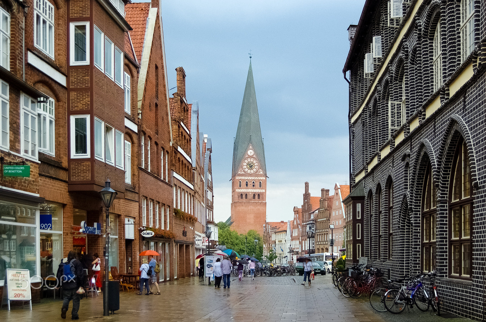 Nikon D40 sample photo. Lüneburg after the rain photography