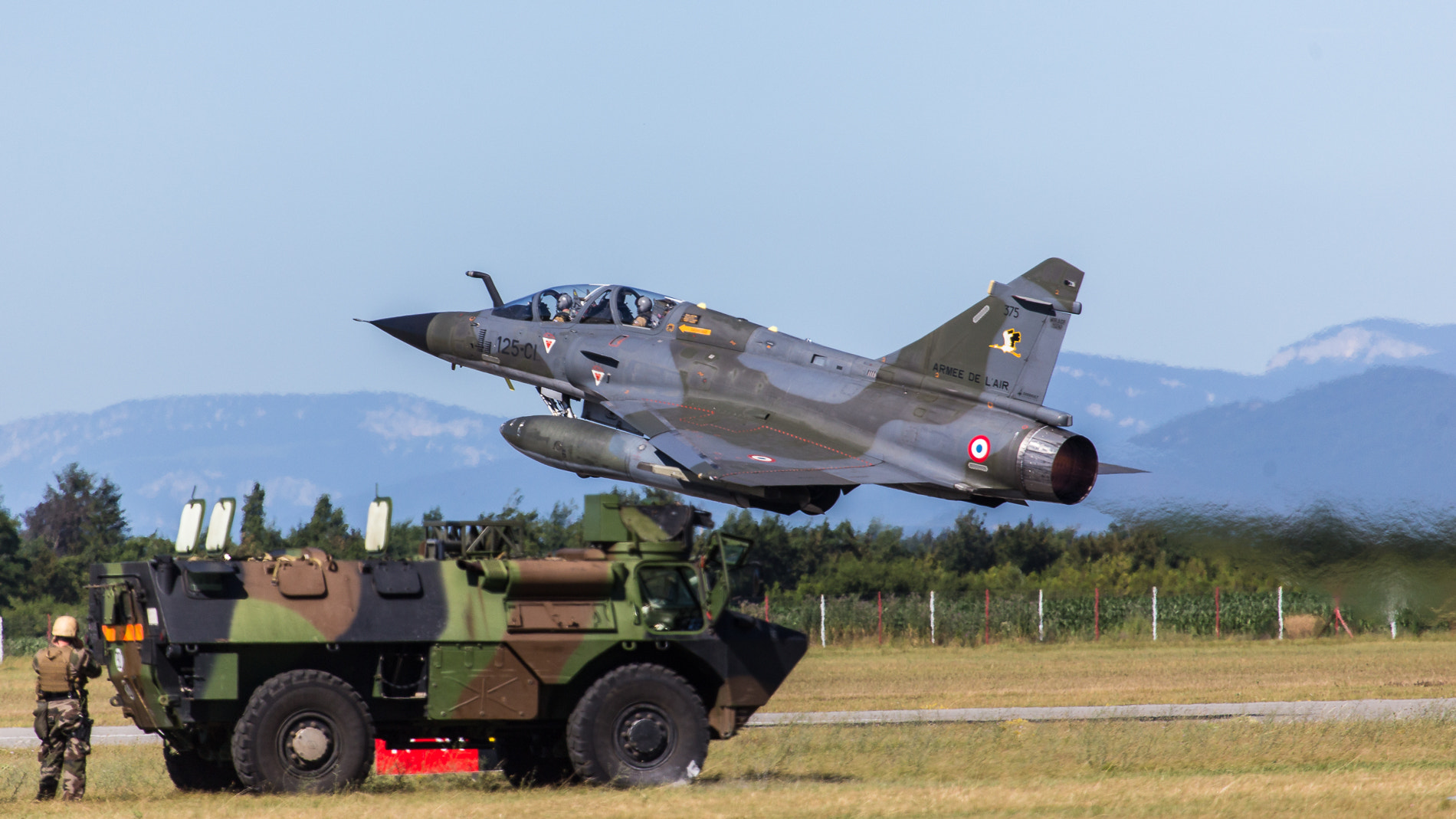 Canon EF 100-400mm F4.5-5.6L IS USM sample photo. Dassault mirage 2000n - ramex delta photography