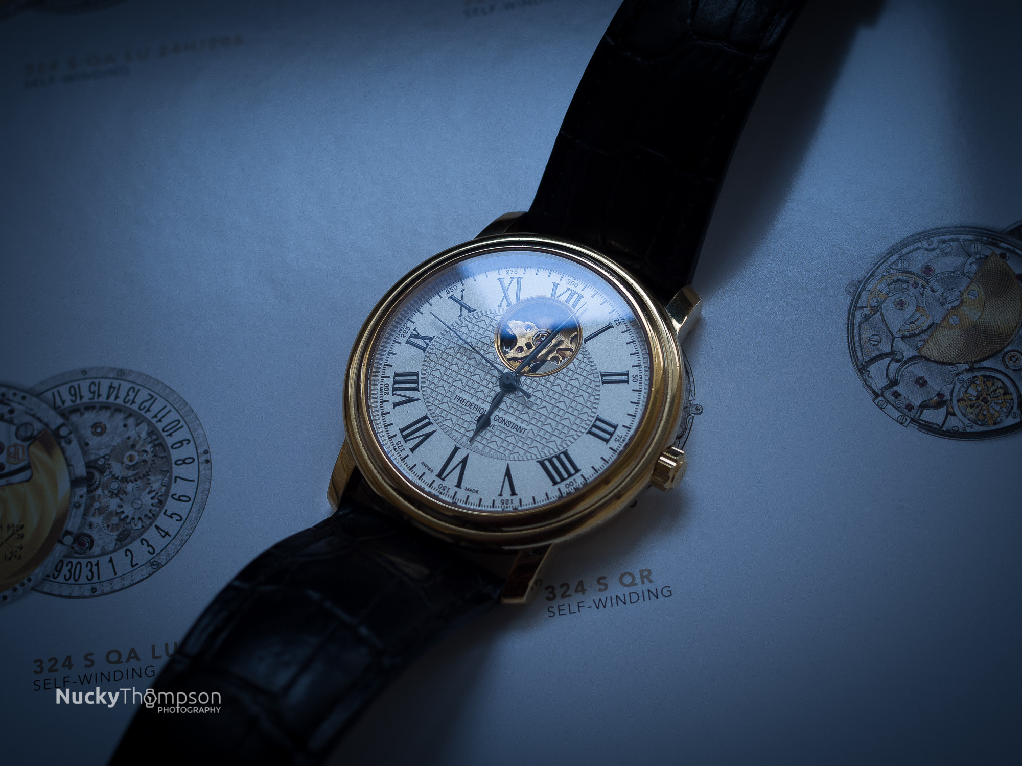 Olympus M.Zuiko Digital 25mm F1.8 sample photo. Frederique constant openheart gold watch photography