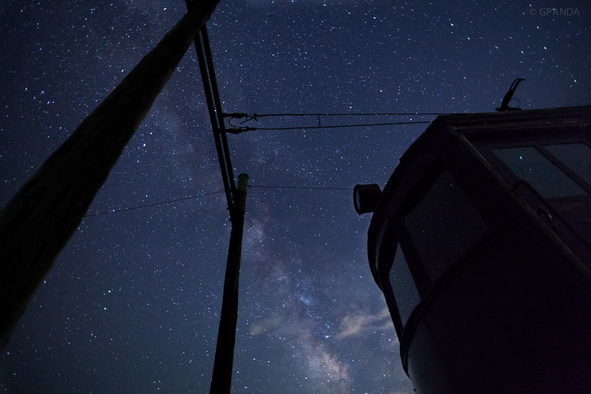 Canon EOS 5D Mark II + Sigma 20mm EX f/1.8 sample photo. Night train for galaxy photography