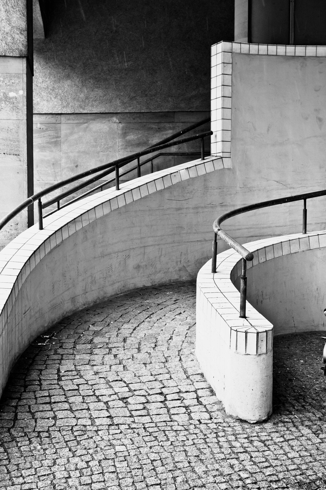 Sony Alpha NEX-5 + Sony E 30mm F3.5 Macro sample photo. Ramp entrance photography
