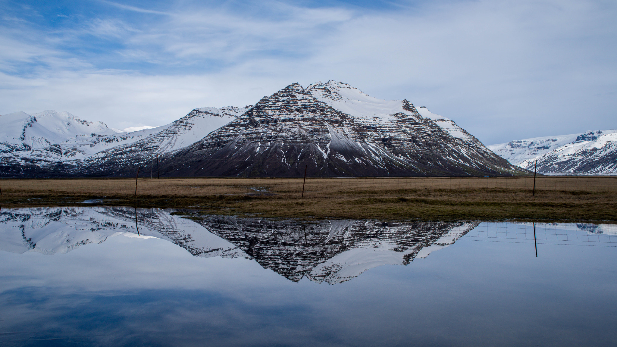Nikon D610 + Sigma 24-70mm F2.8 EX DG Macro sample photo. Iceland - reflection photography