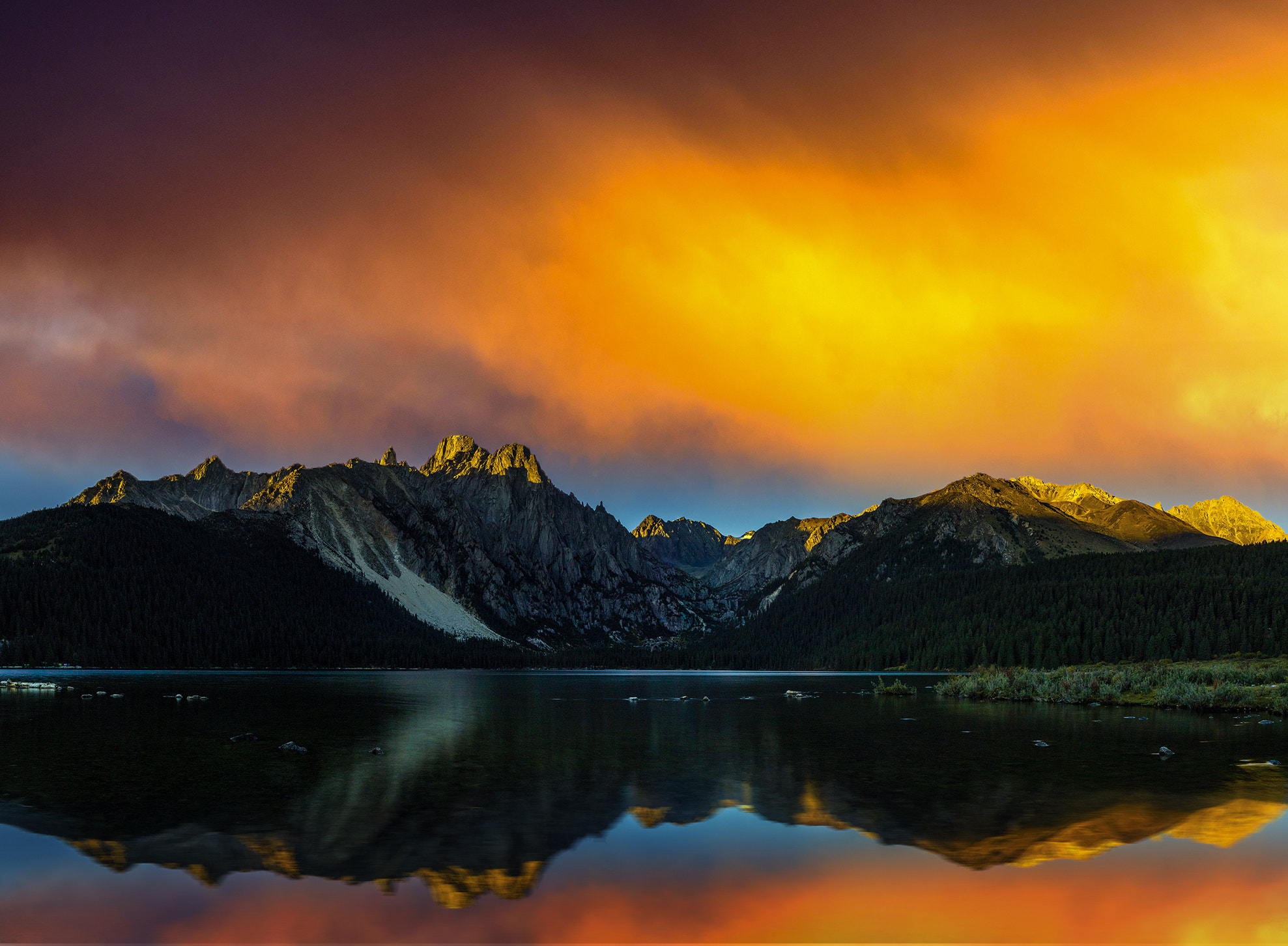 Phase One IQ260 sample photo. Snow mountains and its reflection, sichuan, china. photography