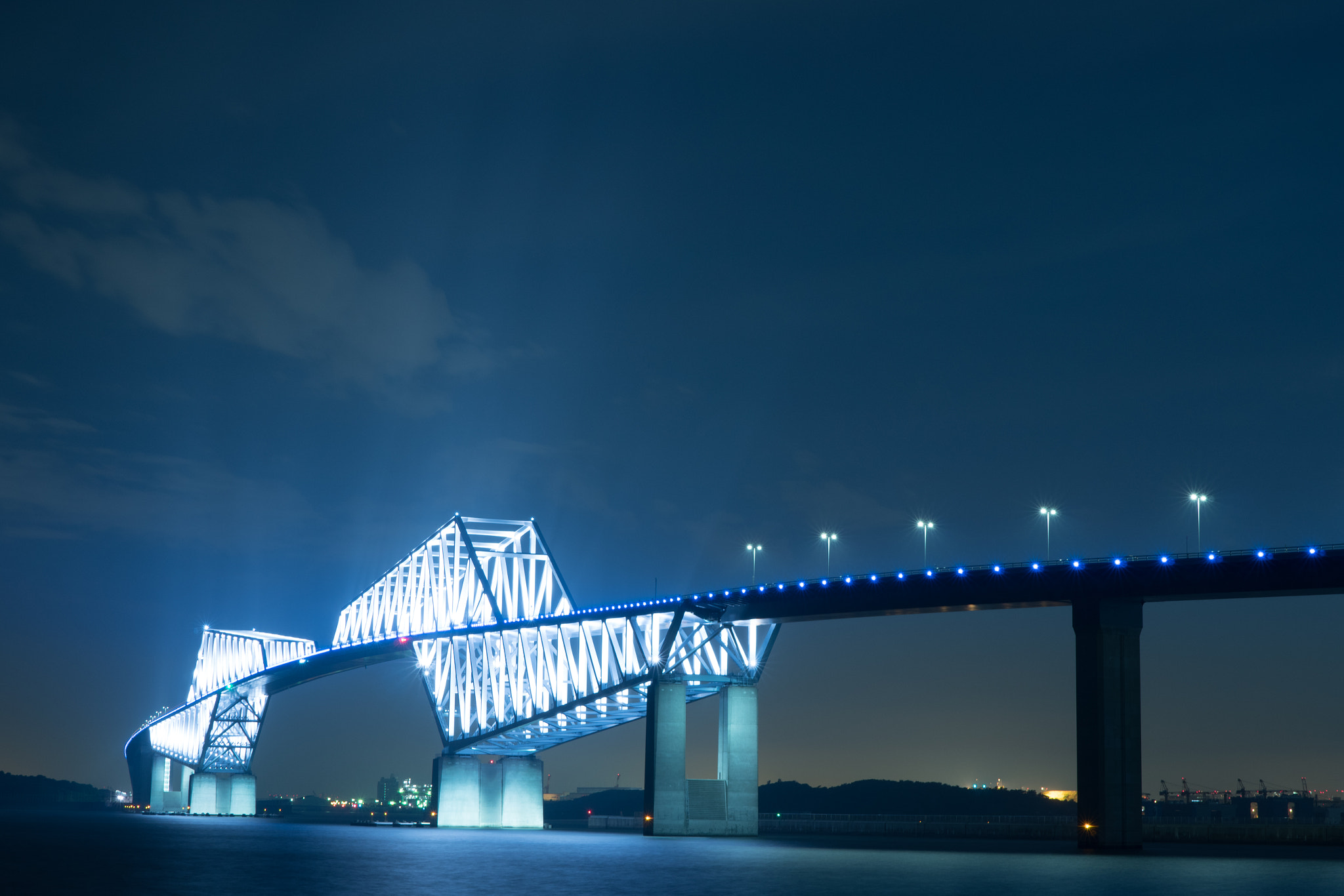 Sony a6300 + Sony Distagon T* FE 35mm F1.4 ZA sample photo. Tokyo gate bridge photography