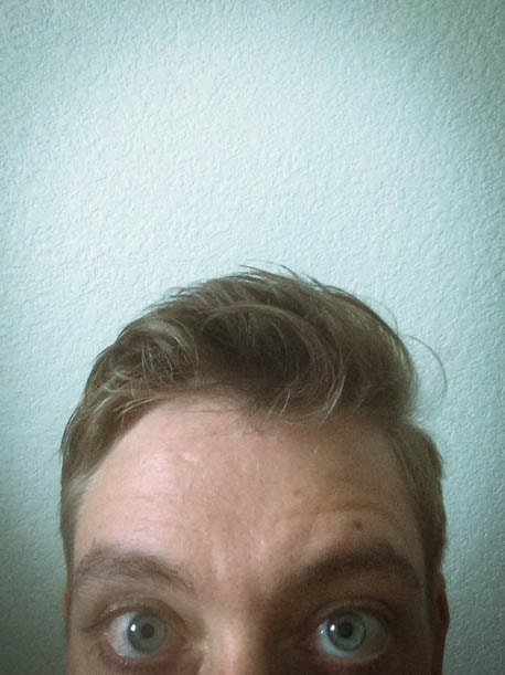 iPhone 5s front camera 2.15mm f/2.4 sample photo. Self portrait (week 1 - challenge) photography
