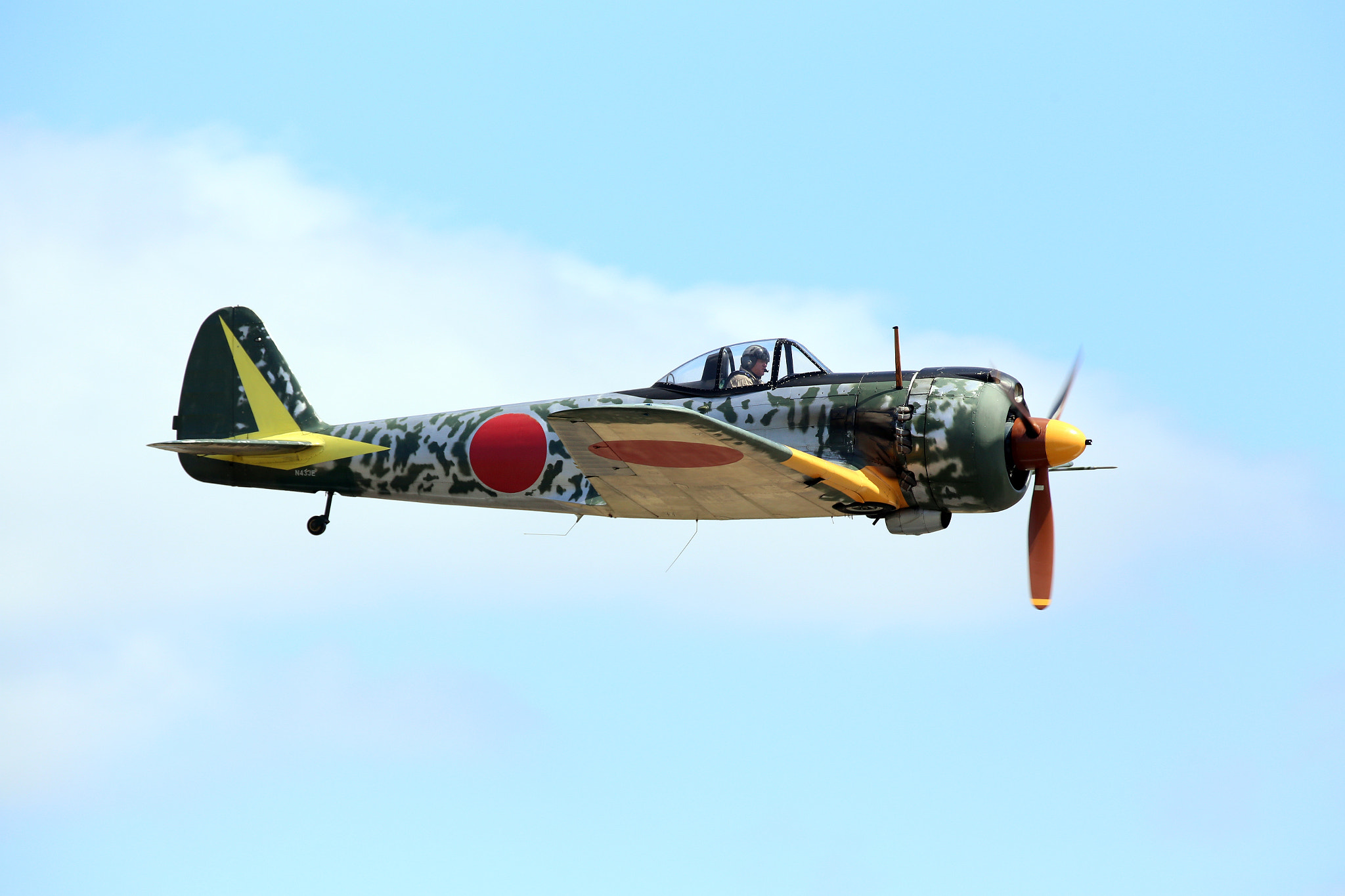 Canon EF 70-200mm F2.8L IS II USM sample photo. Nakajima ki-43 hayabusa photography