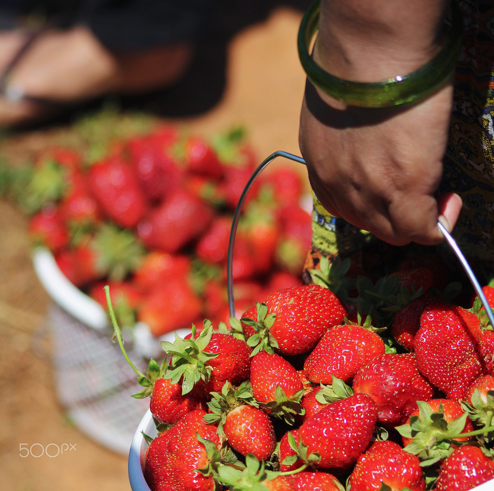 Canon EF75-300mm f/4-5.6 sample photo. Strawberry love from farm to market photography