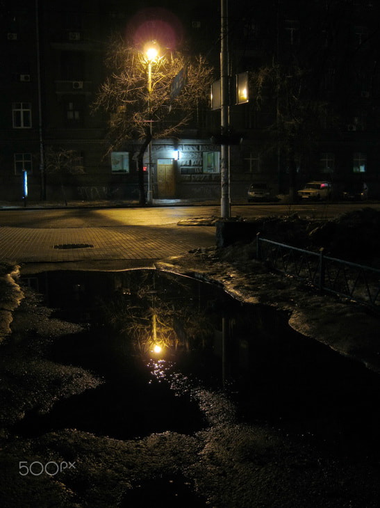 Canon PowerShot A800 sample photo. Puddle photography